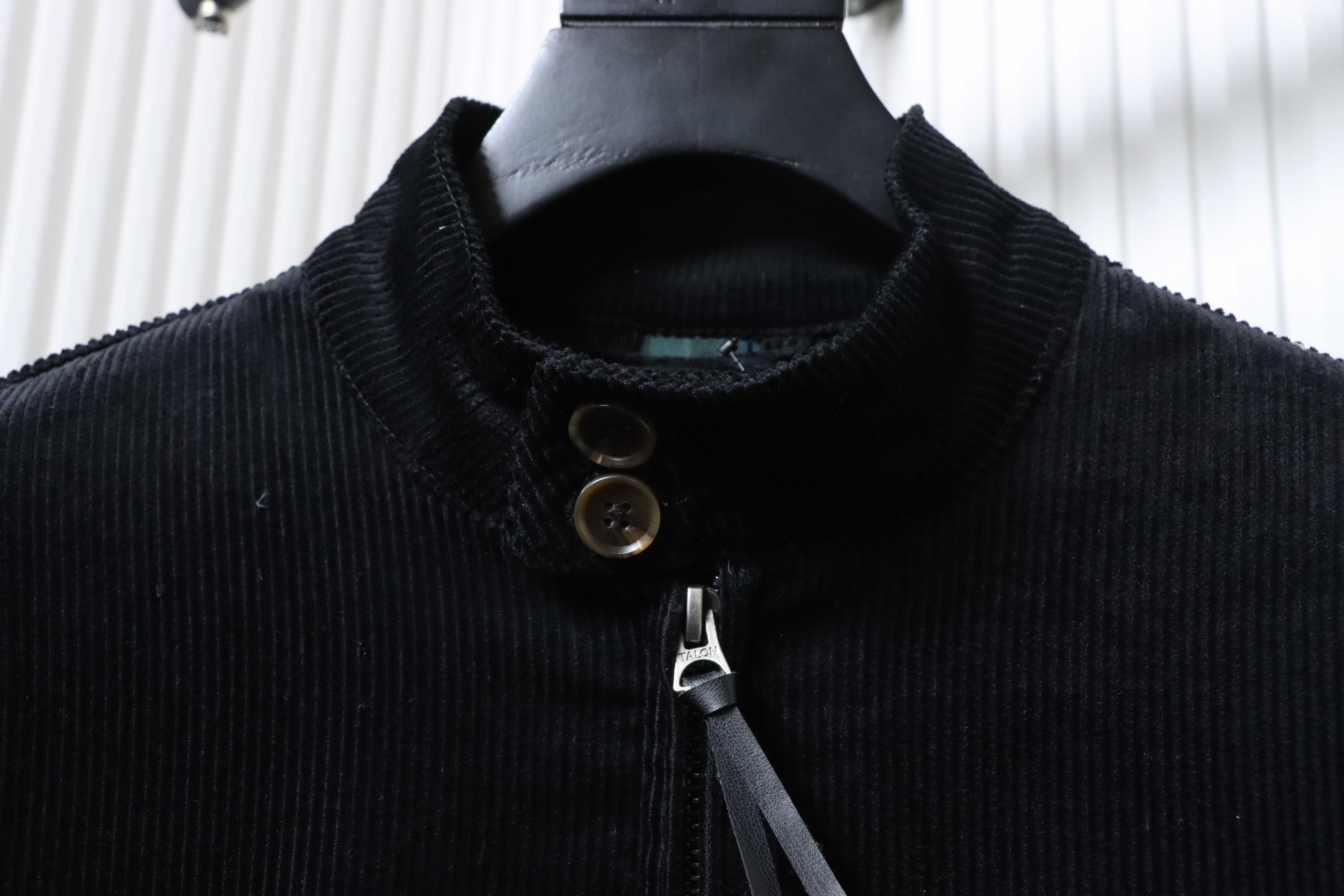 Ralph Lauren FW22 Solid Color Logo Embroidery Corduroy Jacket Style 2