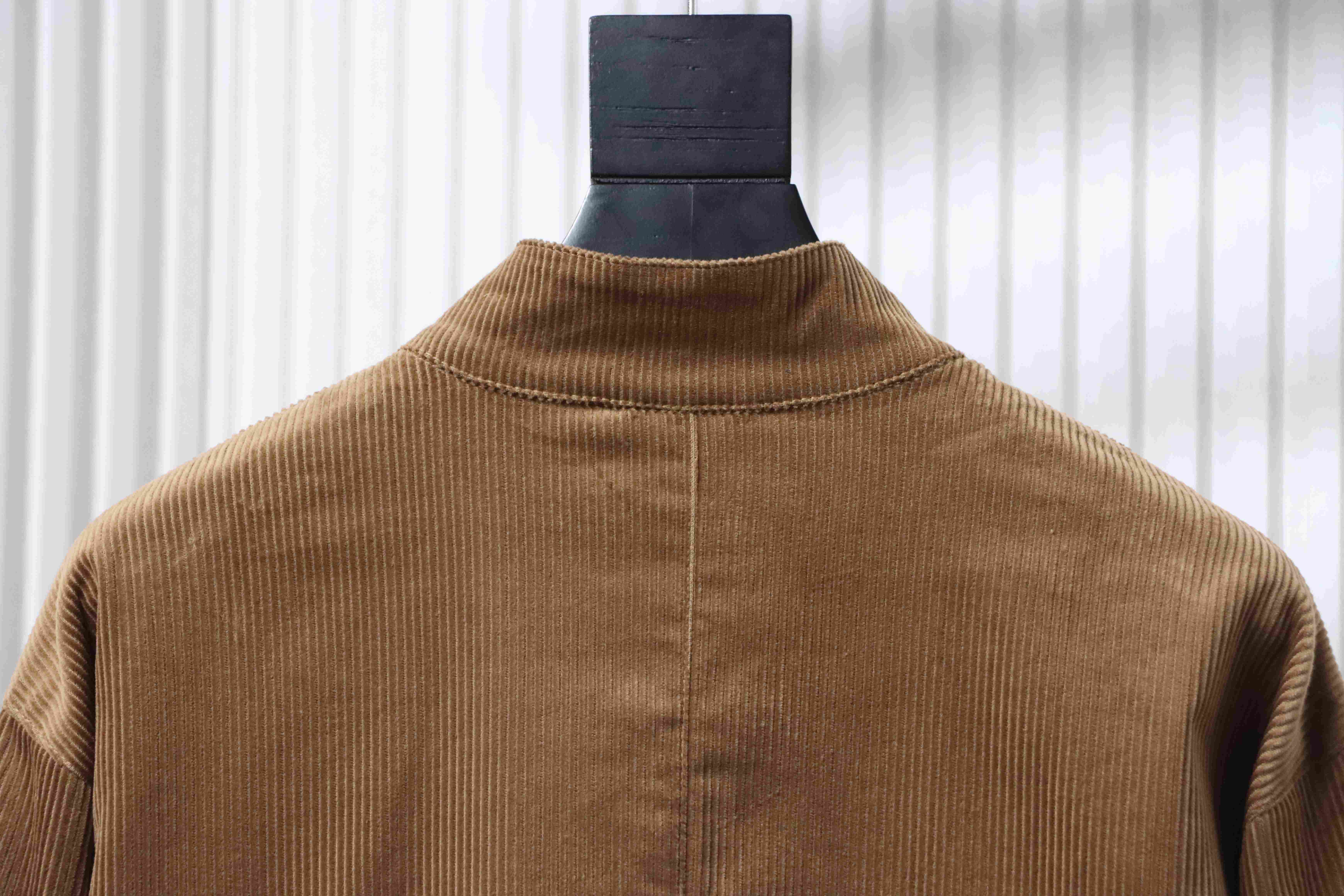 Ralph Lauren FW22 Solid Color Logo Embroidery Corduroy Jacket Style 3