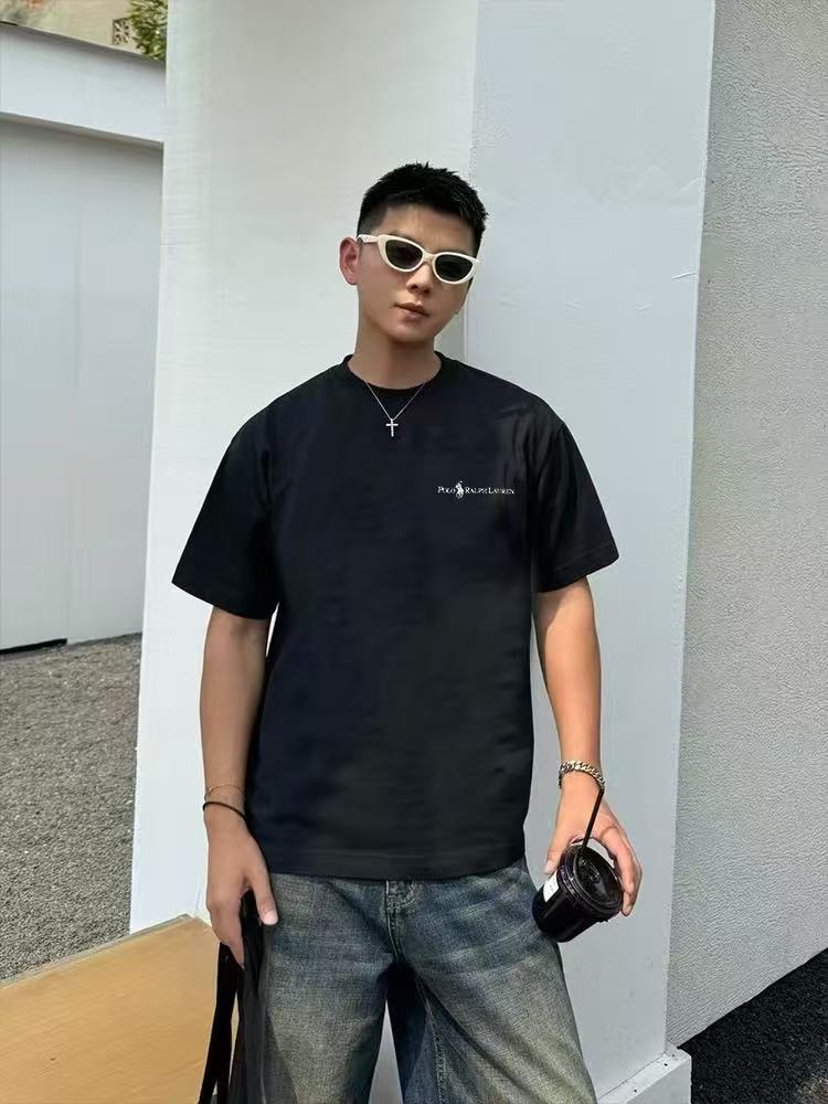 Ralph Lauren Horse Logo Embroidery Crewneck Short Sleeve T-Shirt Style 2