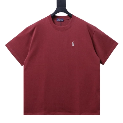 Ralph Lauren Horse Logo Embroidery Crewneck Short Sleeve T-Shirt Style 3 02