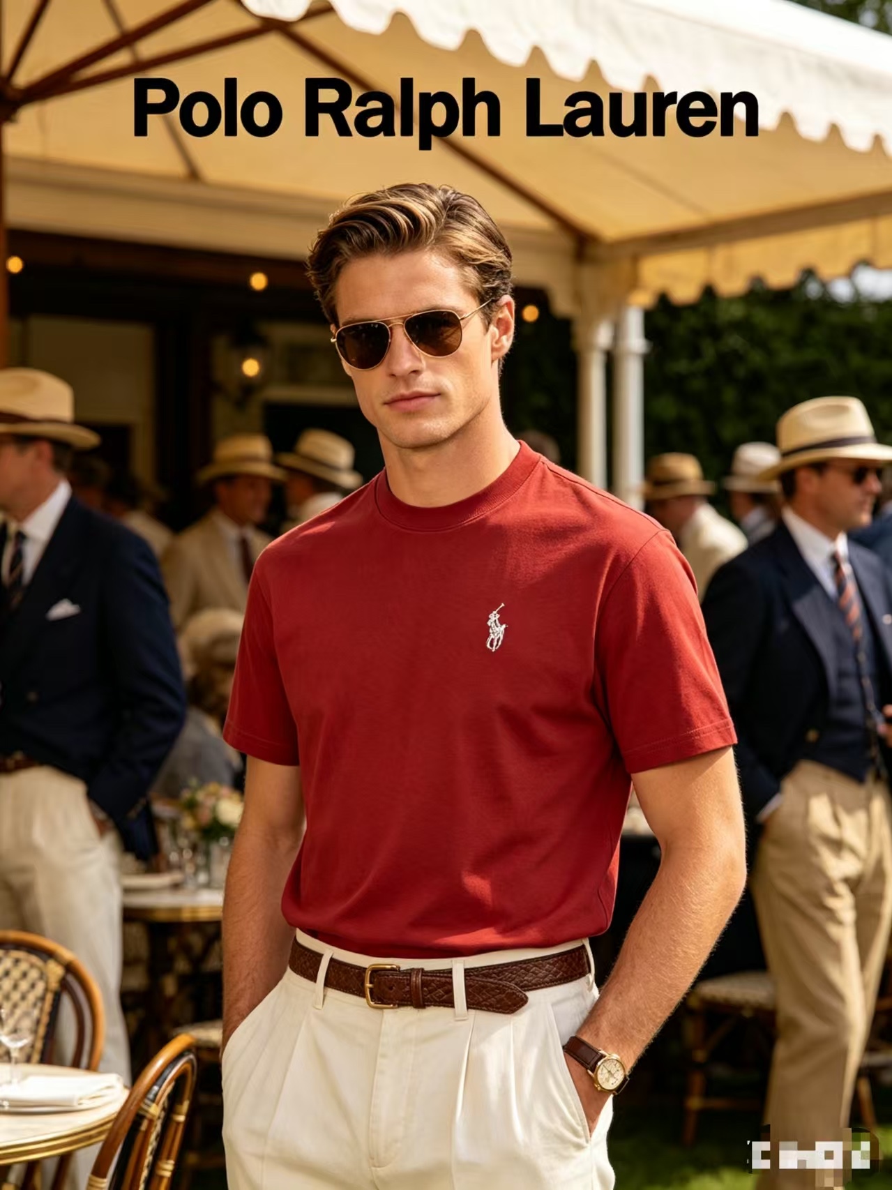 Ralph Lauren Horse Logo Embroidery Crewneck Short Sleeve T-Shirt Style 3