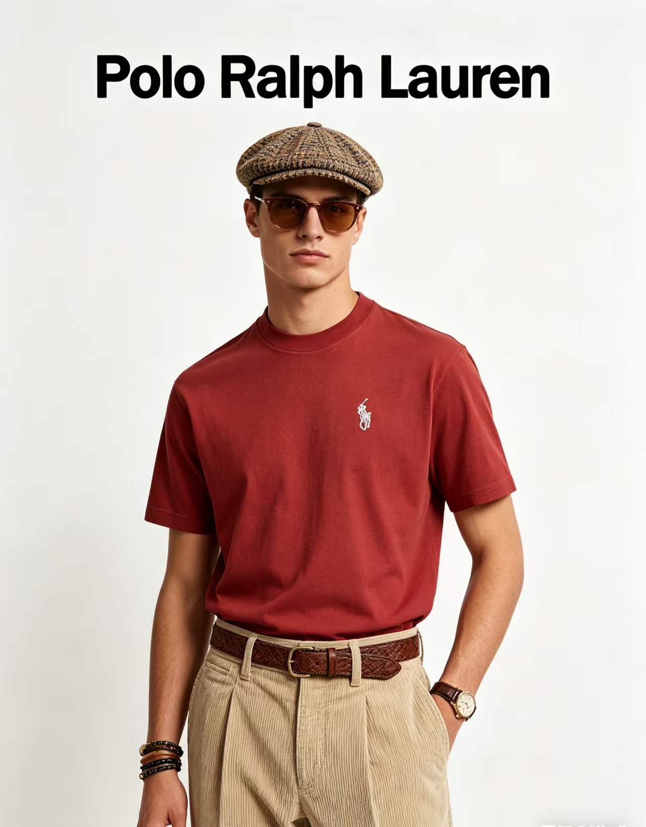 Ralph Lauren Horse Logo Embroidery Crewneck Short Sleeve T-Shirt Style 3