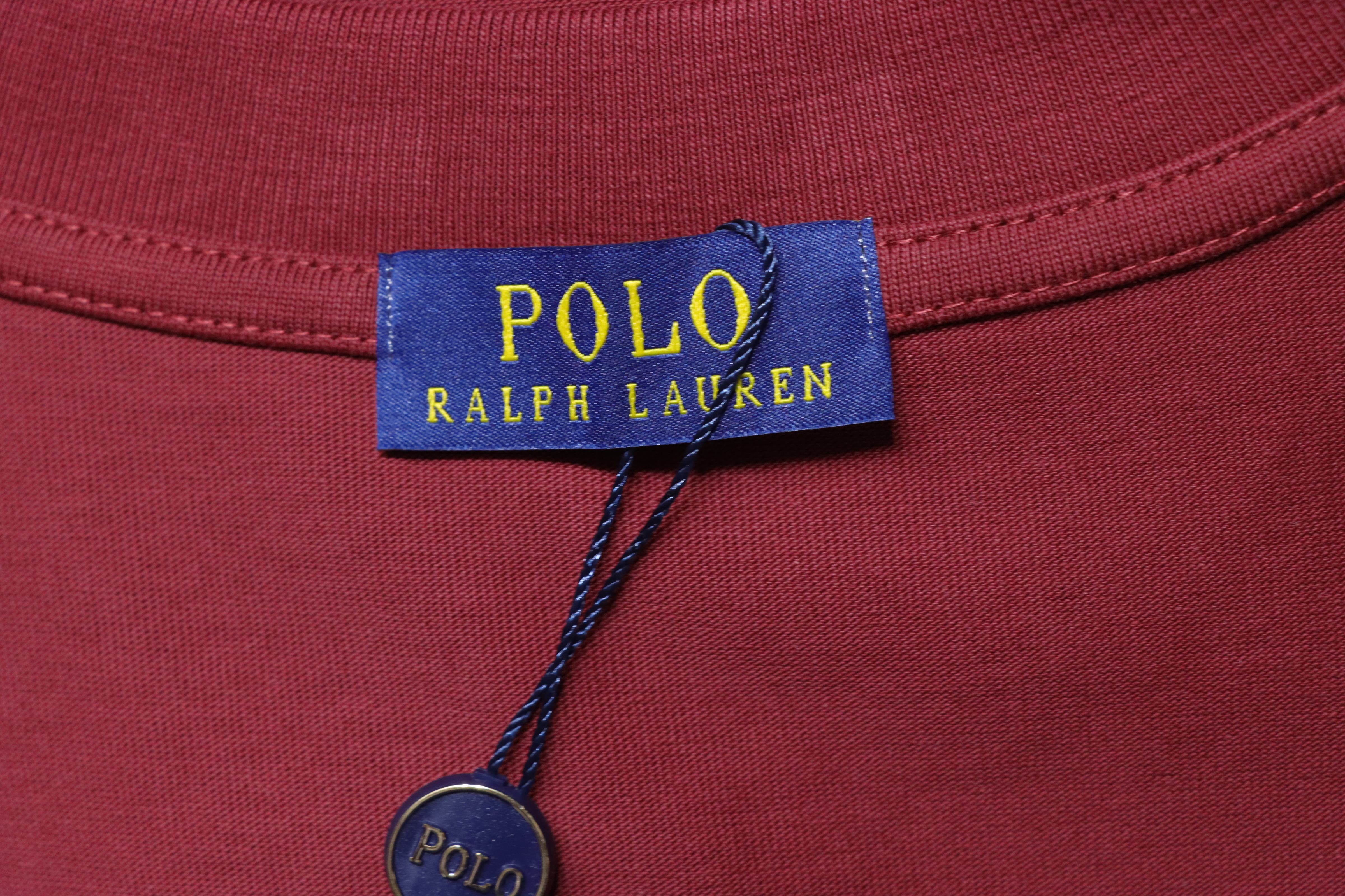 Ralph Lauren Horse Logo Embroidery Crewneck Short Sleeve T-Shirt Style 4
