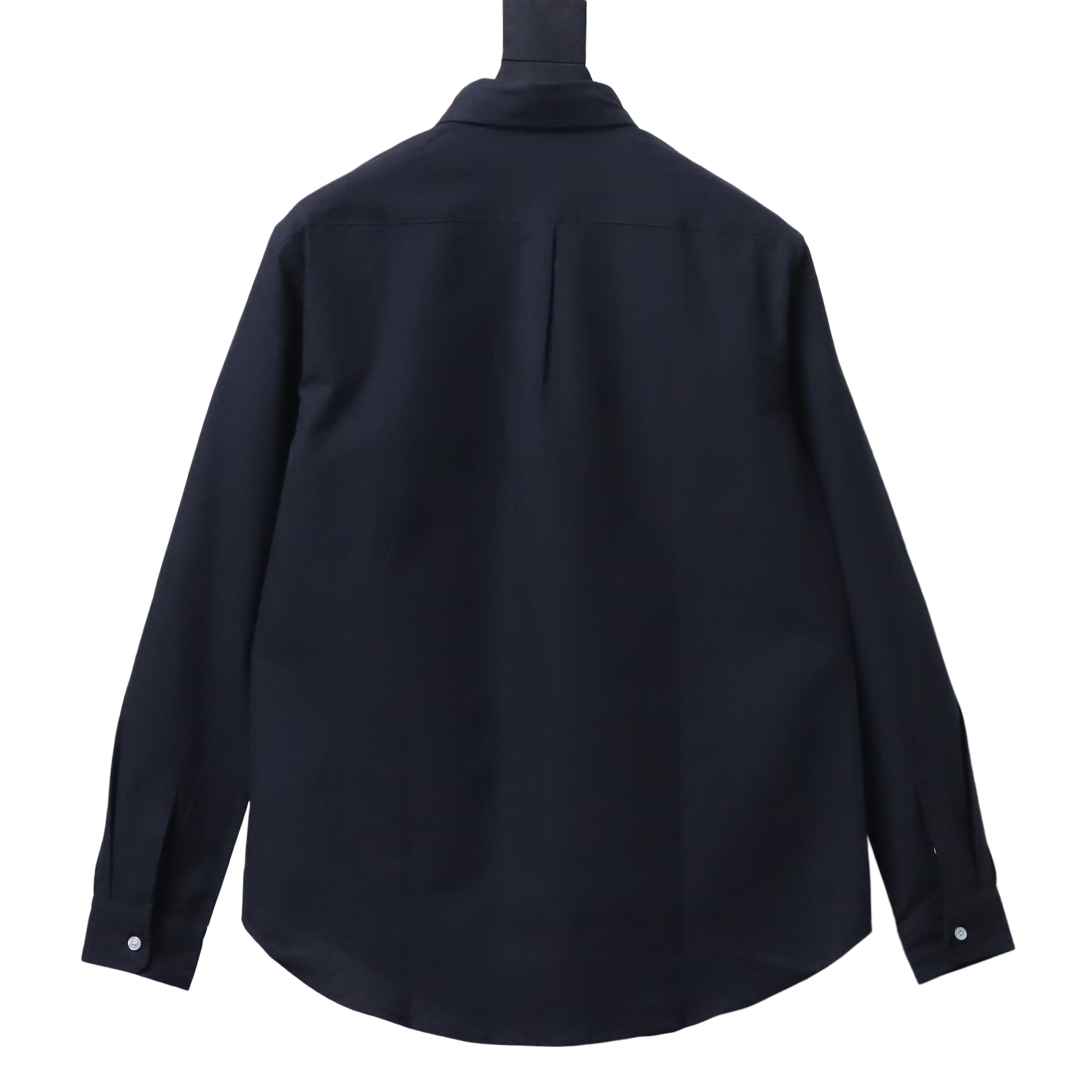 Ralph Lauren Polo Shirt Ralph Lauren R28 Oxford Solid Color Logo Embroidery Button-Up Collar Classic Long Sleeve Casual Shirt Style 2