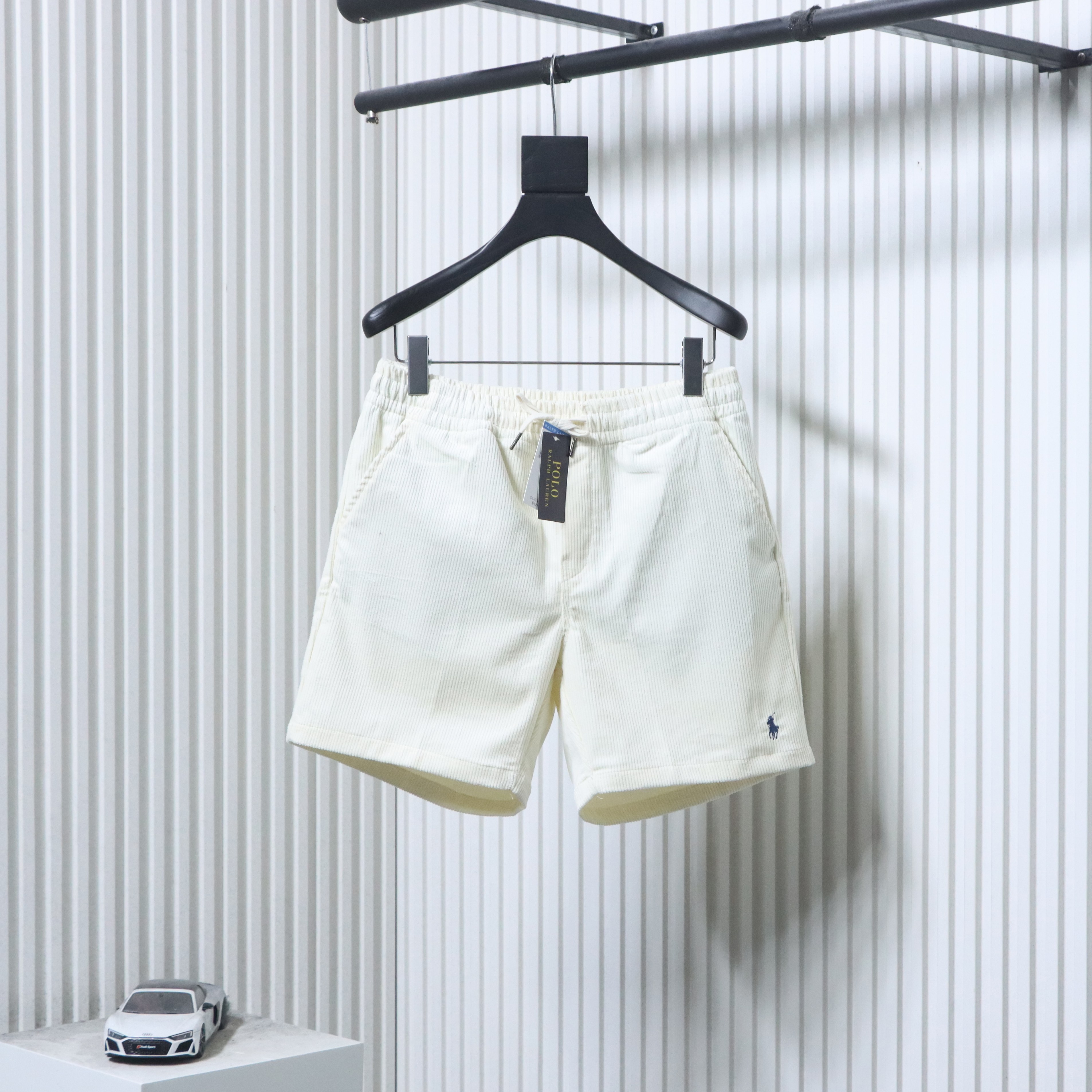 Ralph Lauren Pony Logo Corduroy Shorts Style 2