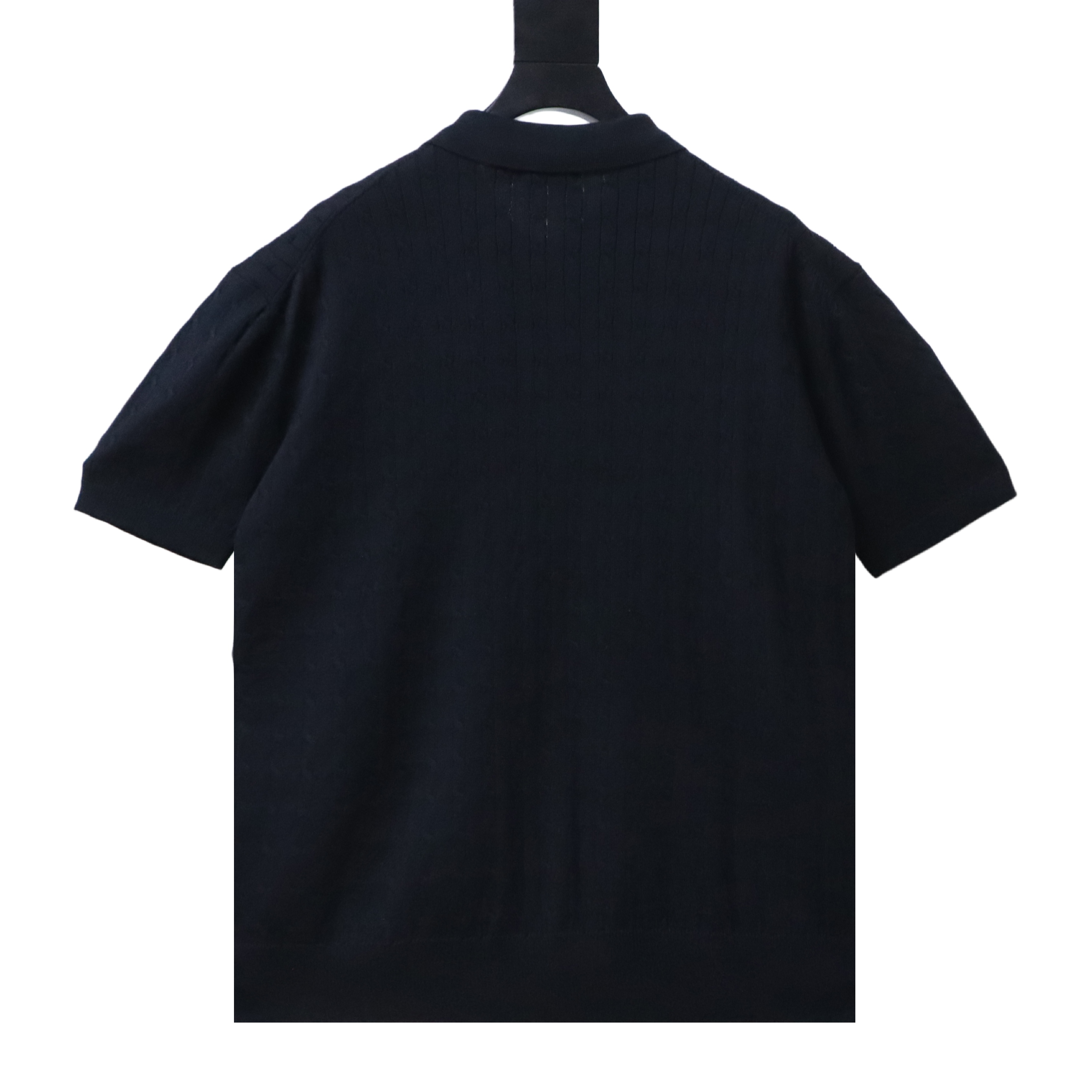 Ralph Lauren Pony Logo Embroidery Cable Knit Knit Short Sleeve Polo Shirt Style 1