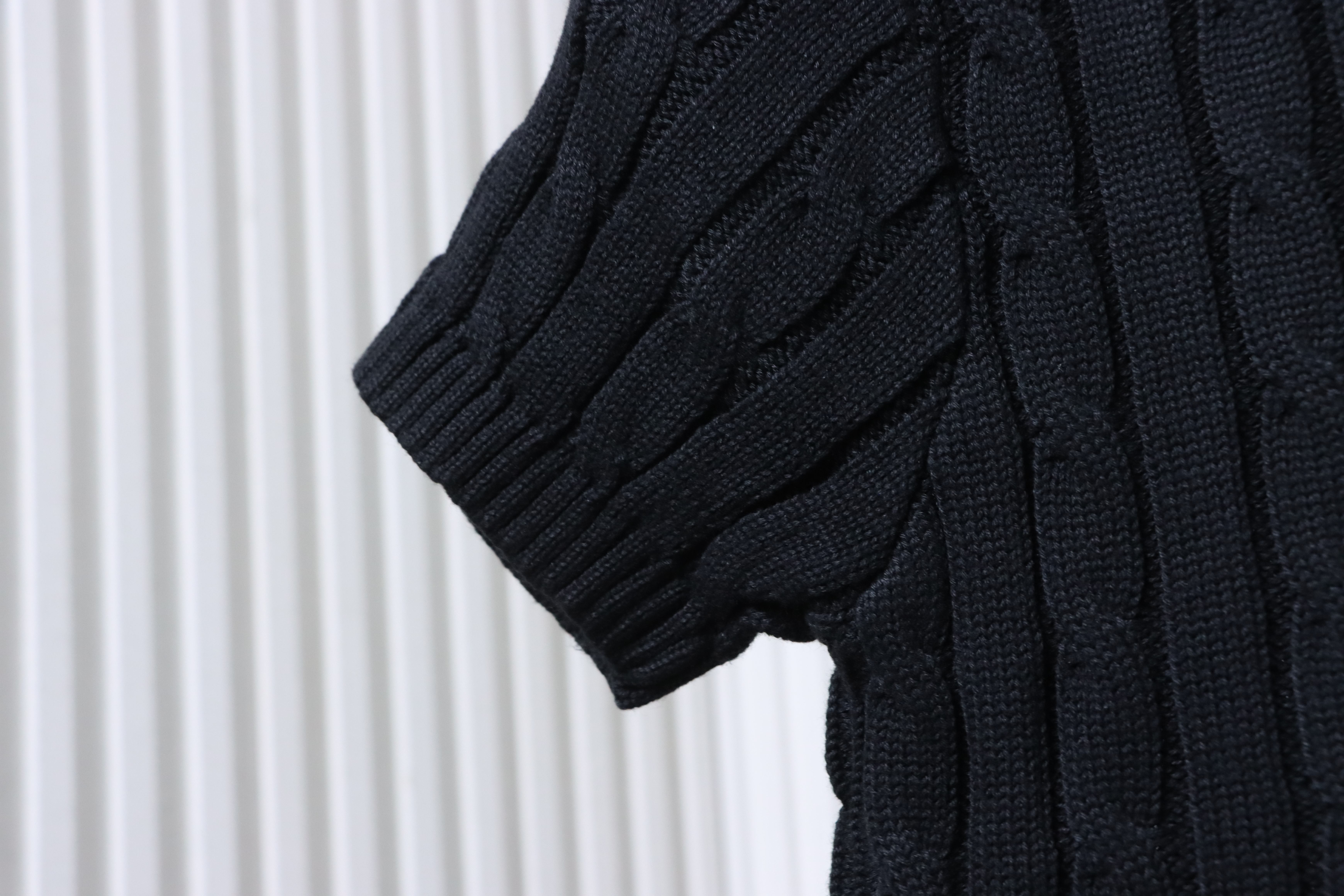 Ralph Lauren Pony Logo Embroidery Cable Knit Knit Short Sleeve T-Shirt Style 1
