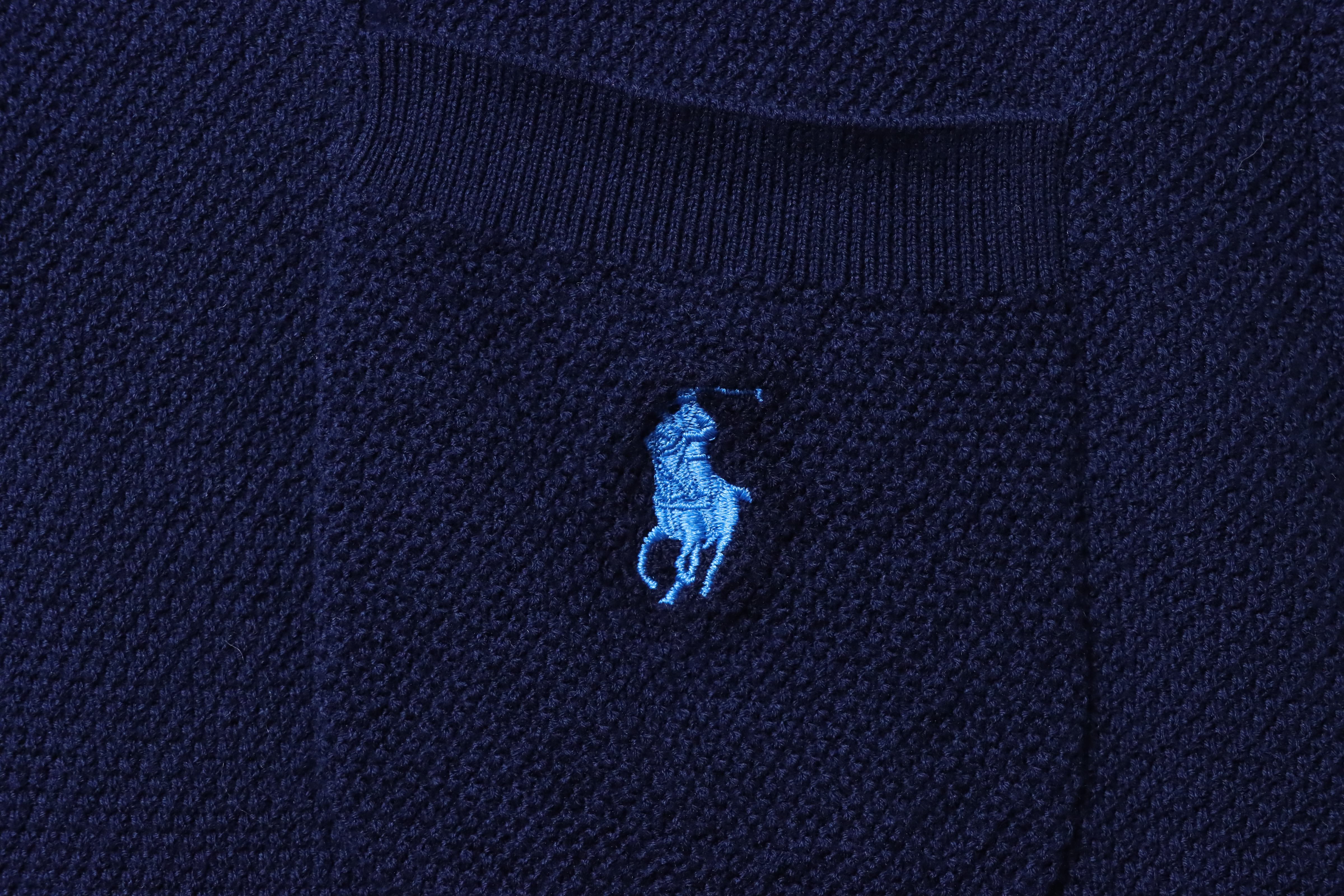 Ralph Lauren Pony Logo Embroidery Knit Short Sleeve Polo Shirt Style 1