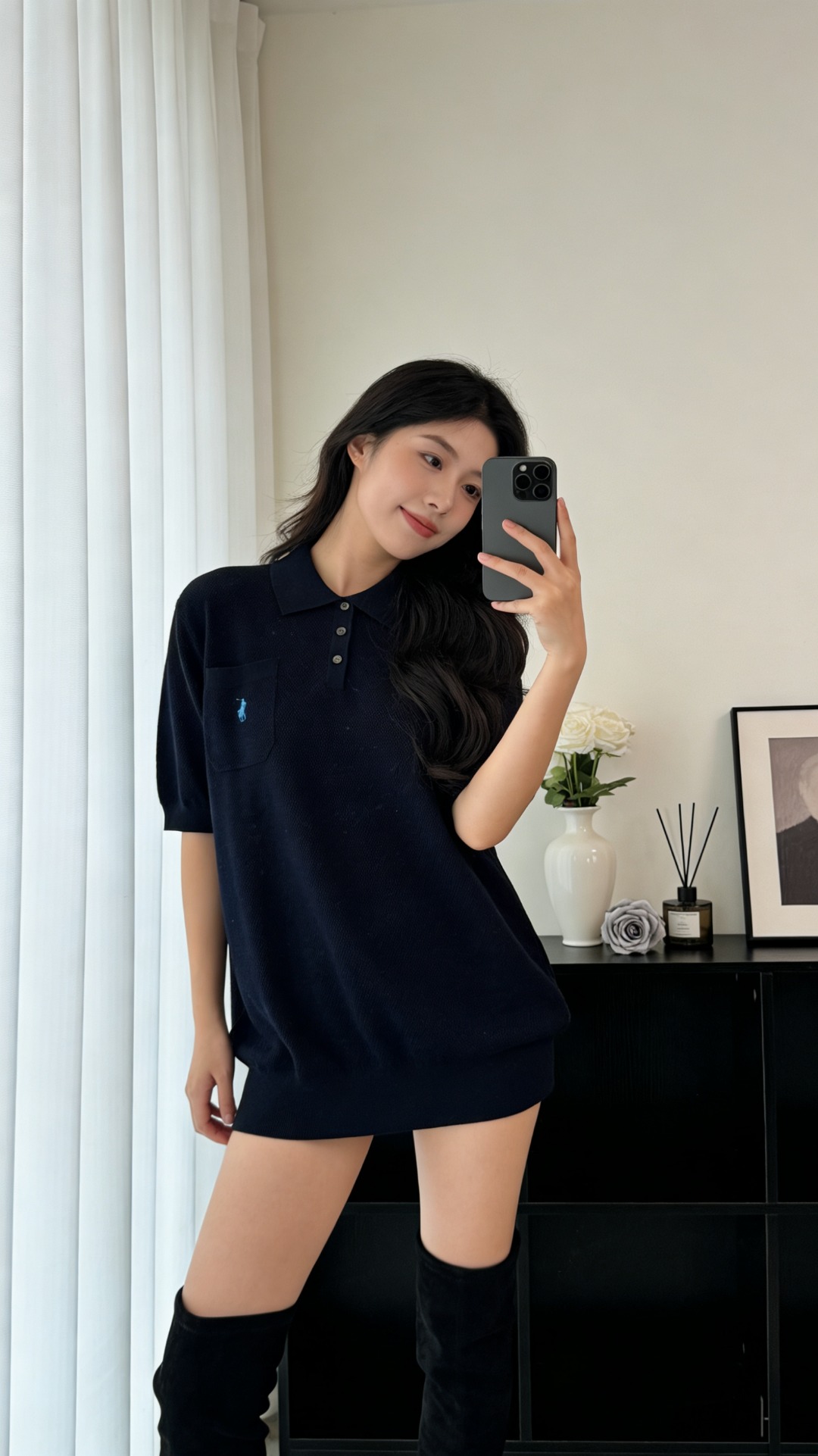 Ralph Lauren Pony Logo Embroidery Knit Short Sleeve Polo Shirt Style 1