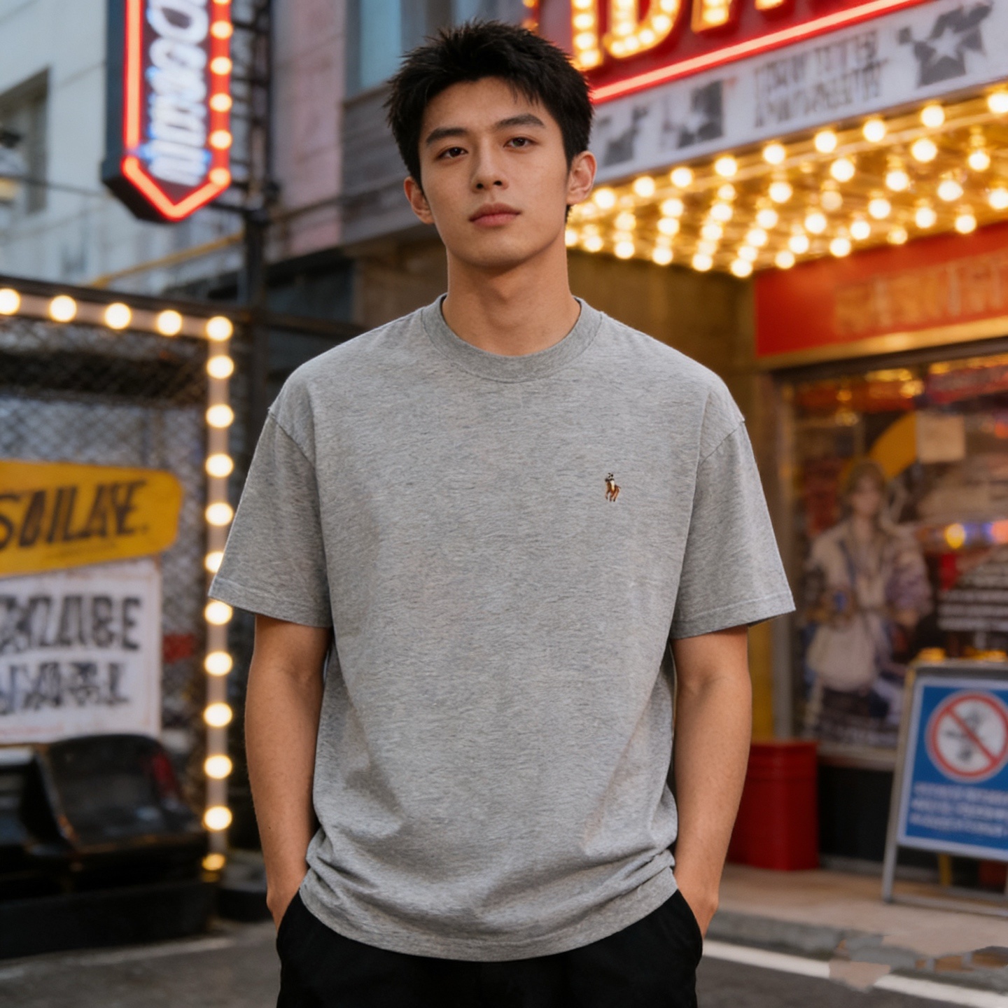 Ralph Lauren Pony Logo Short Sleeve T-Shirt Style 1