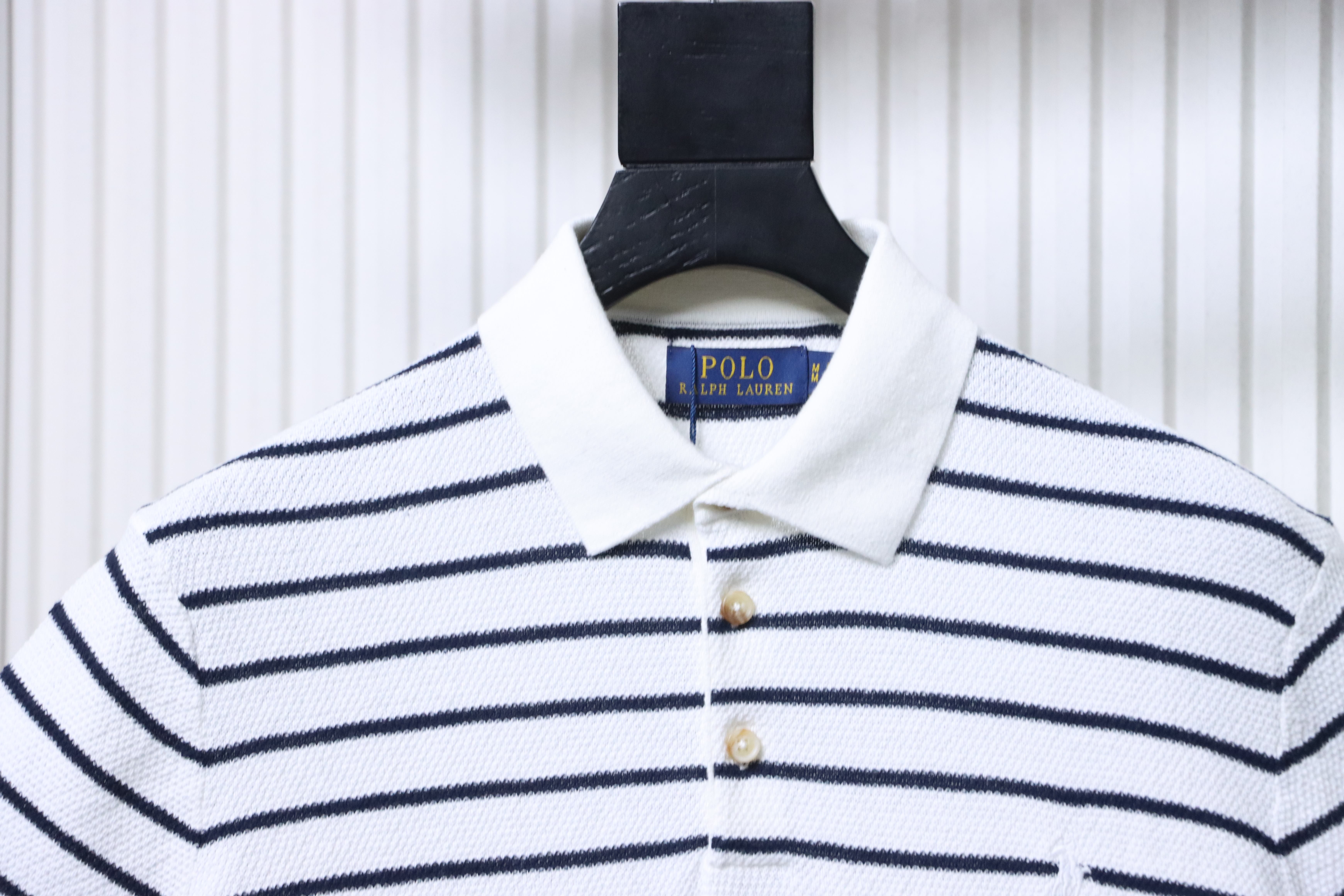 Ralph Lauren Pony Logo Striped Knit Polo Shirt Style 4