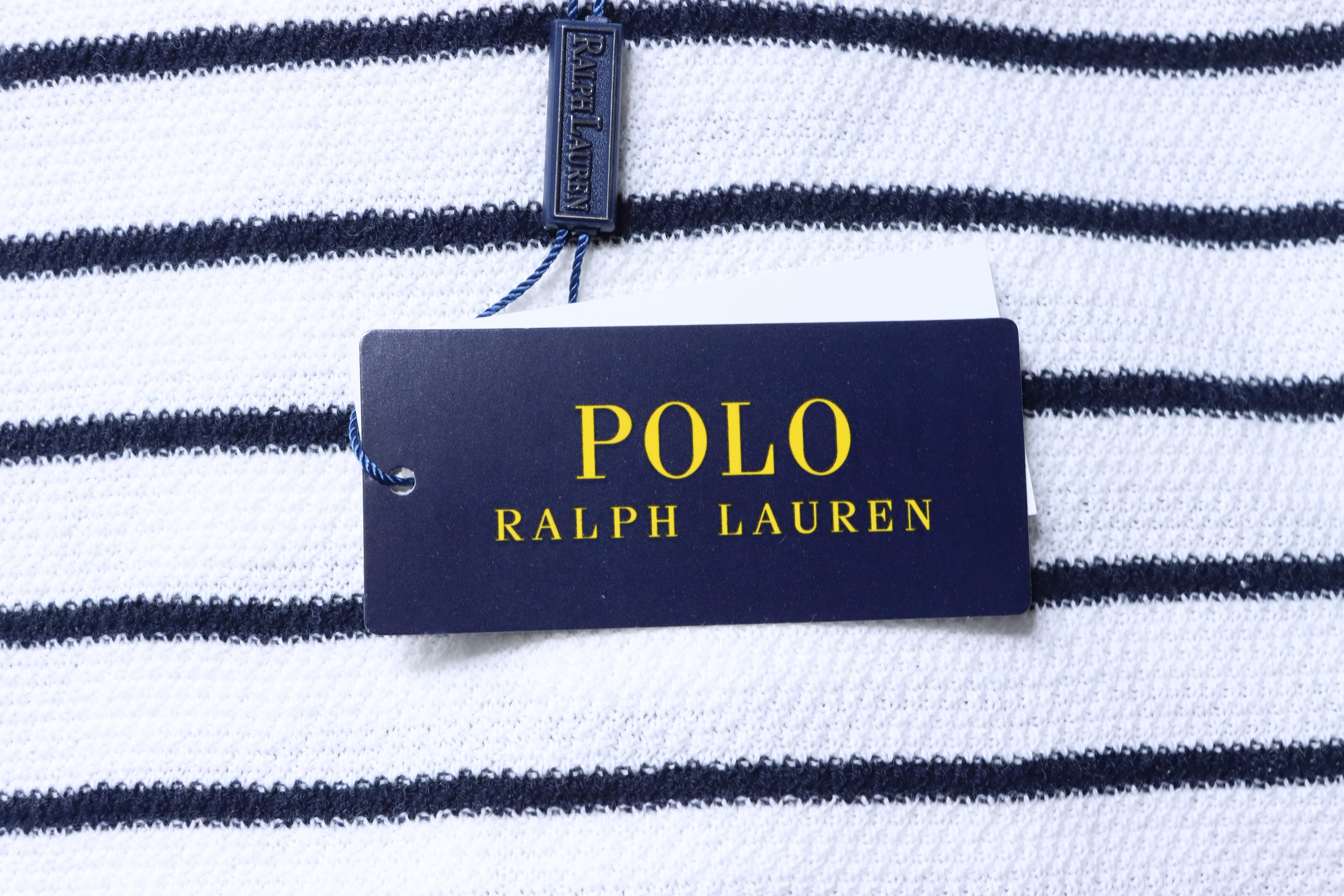 Ralph Lauren Pony Logo Striped Knit Polo Shirt Style 4