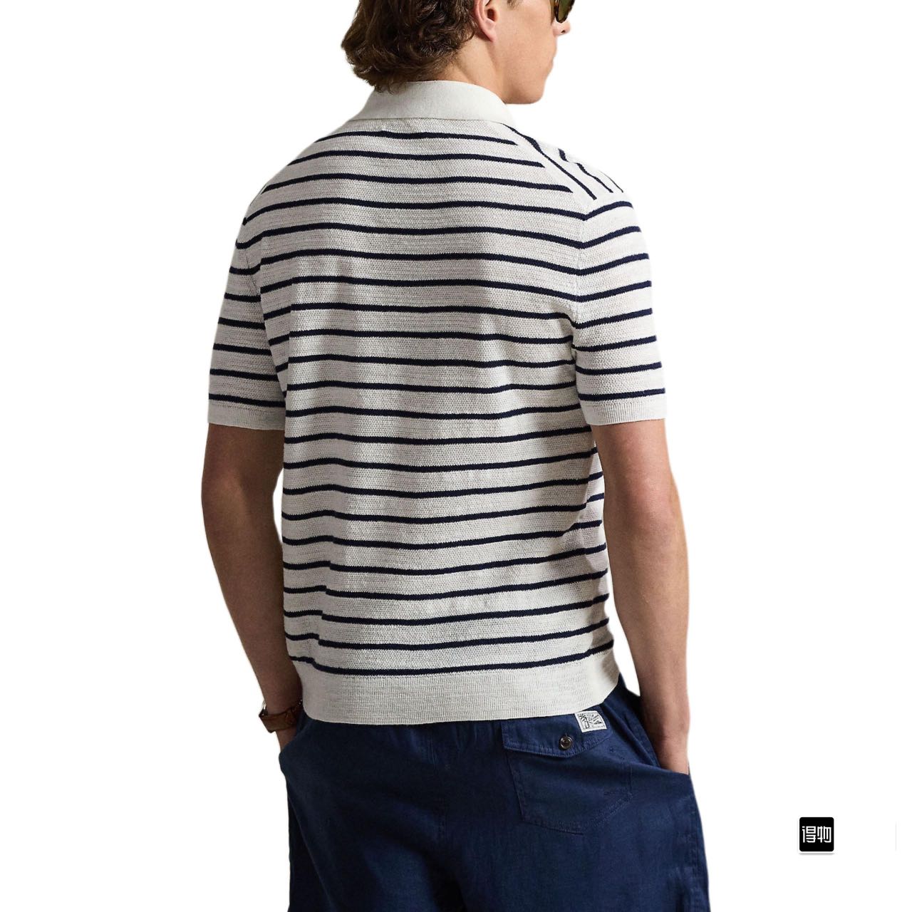 Ralph Lauren Pony Logo Striped Knit Polo Shirt Style 4