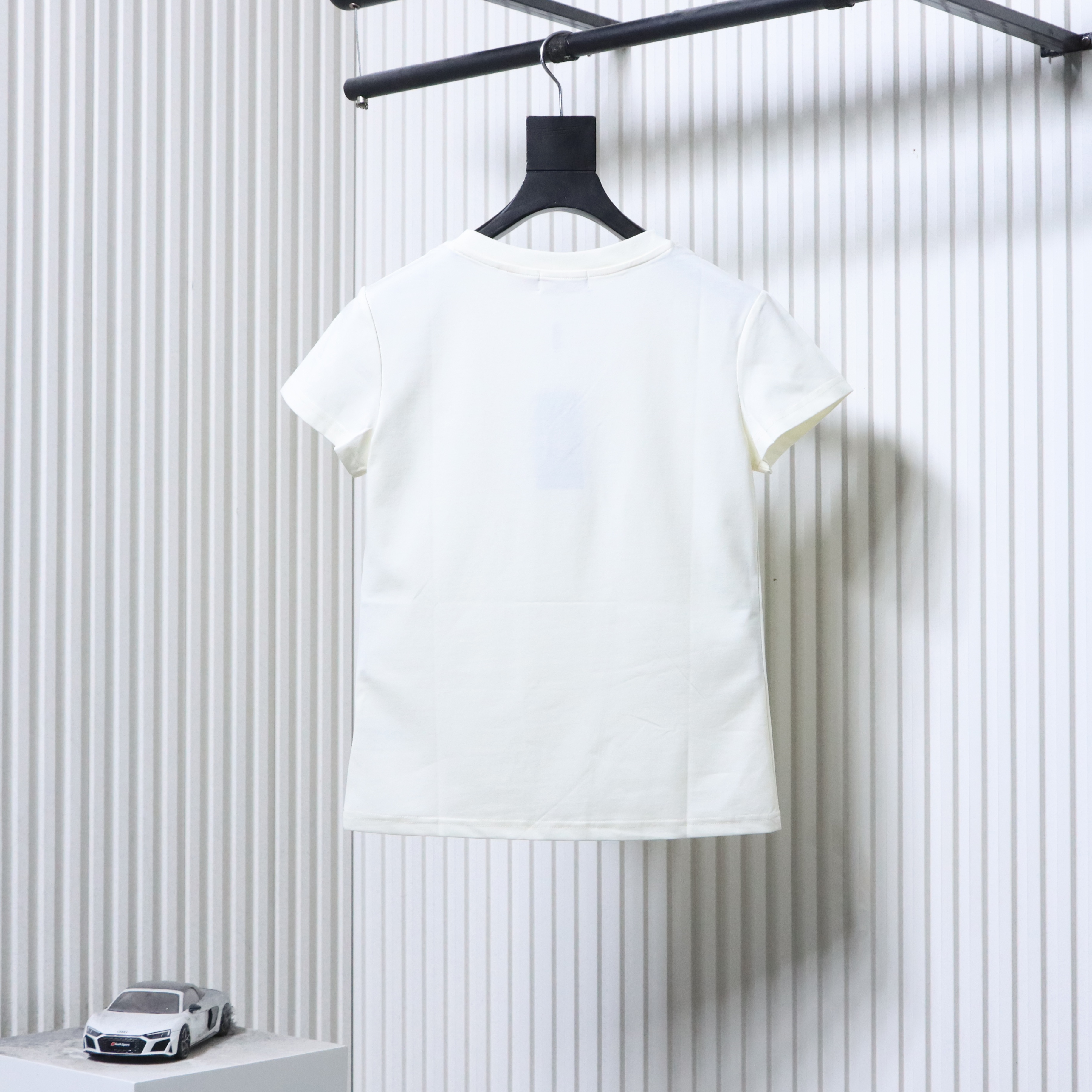Ralph Lauren RL Pony Logo Embroidery Solid Color V-Neck T-Shirt Women Style 1