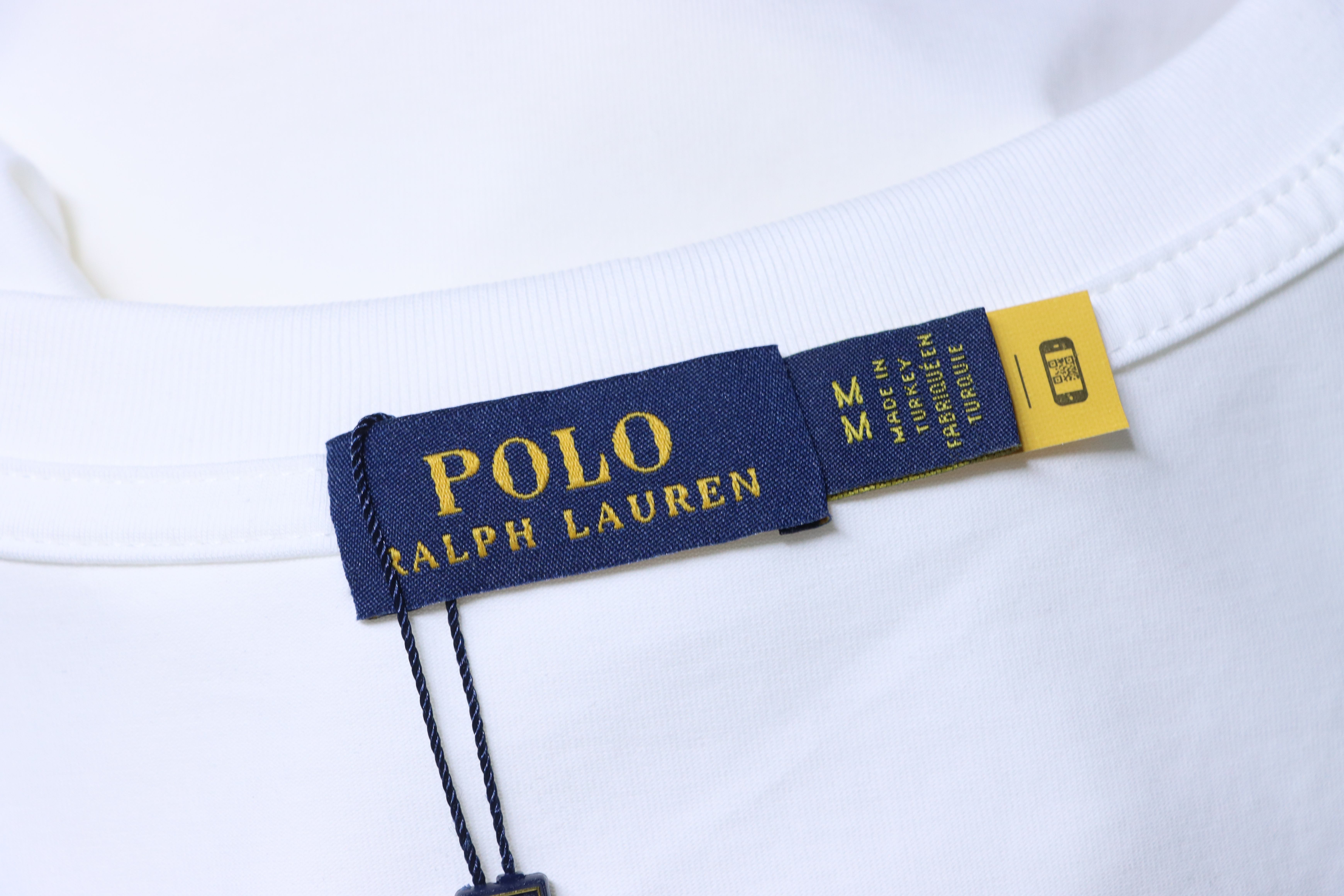 Ralph Lauren RL Pony Logo Embroidery Solid Color V-Neck T-Shirt Women Style 4