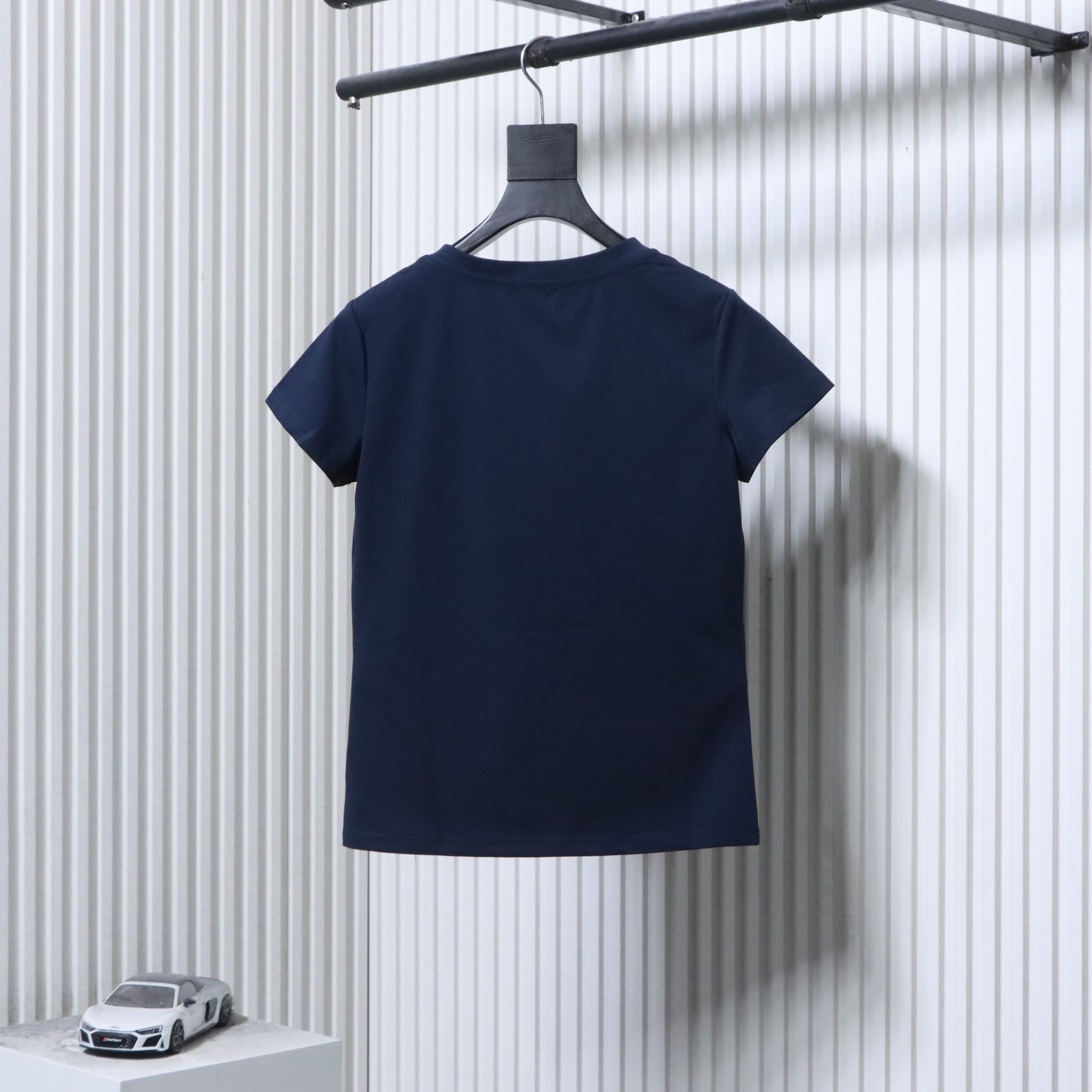 Ralph Lauren RL Pony Logo Embroidery Solid Color V-Neck T-Shirt Women Style 6