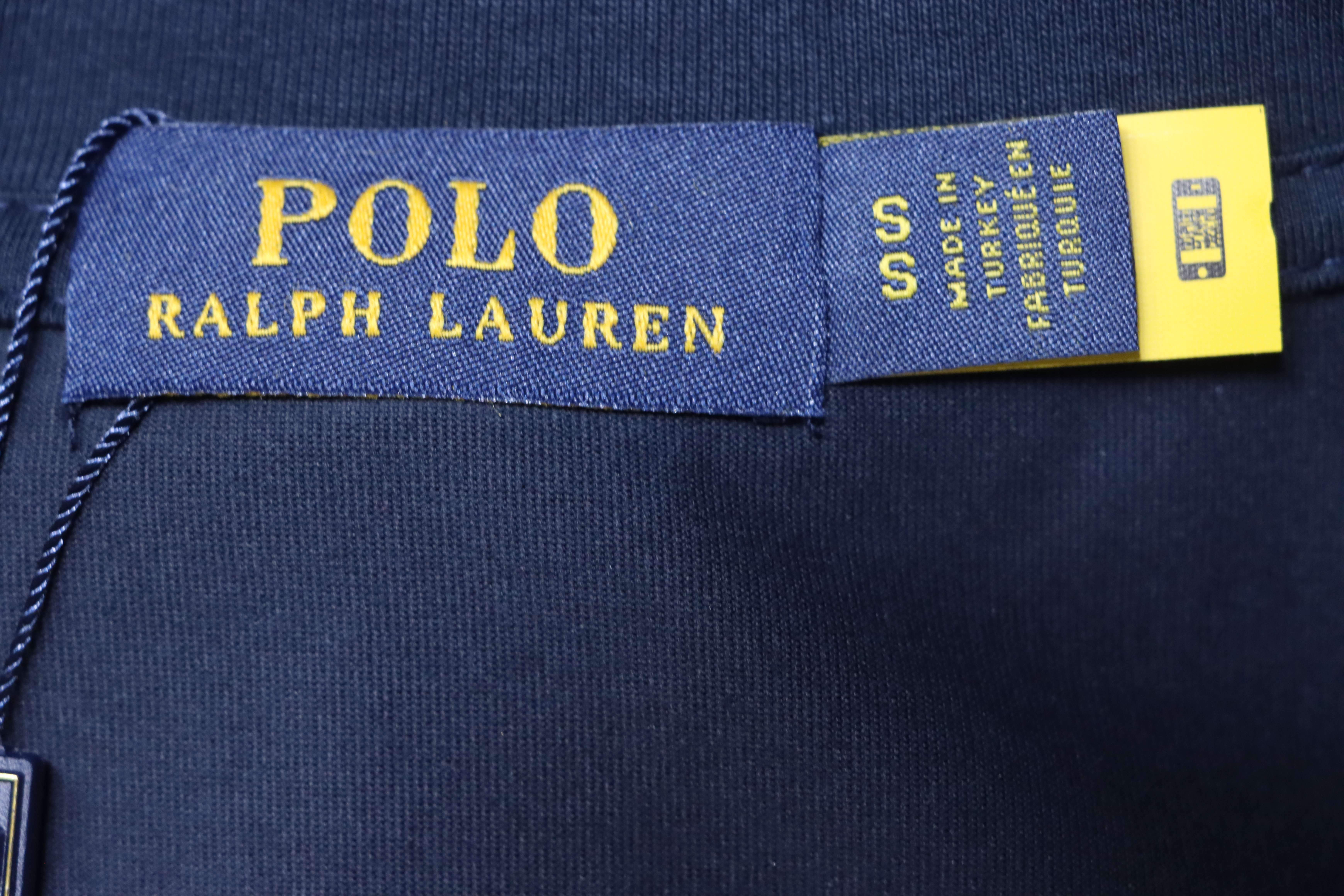 Ralph Lauren RL Pony Logo Embroidery Solid Color V-Neck T-Shirt Women Style 6