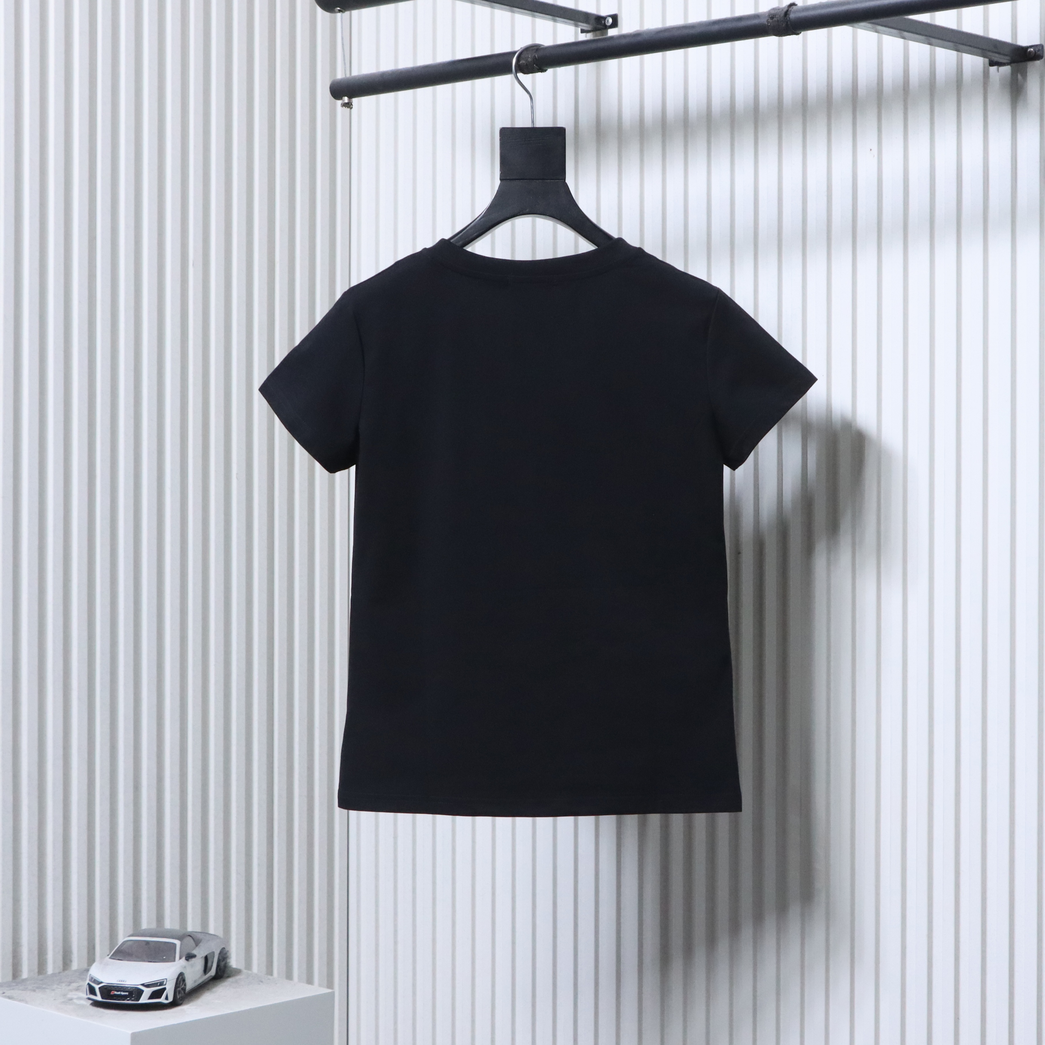 Ralph Lauren RL Pony Logo Embroidery Solid Color V-Neck T-Shirt Women Style 7