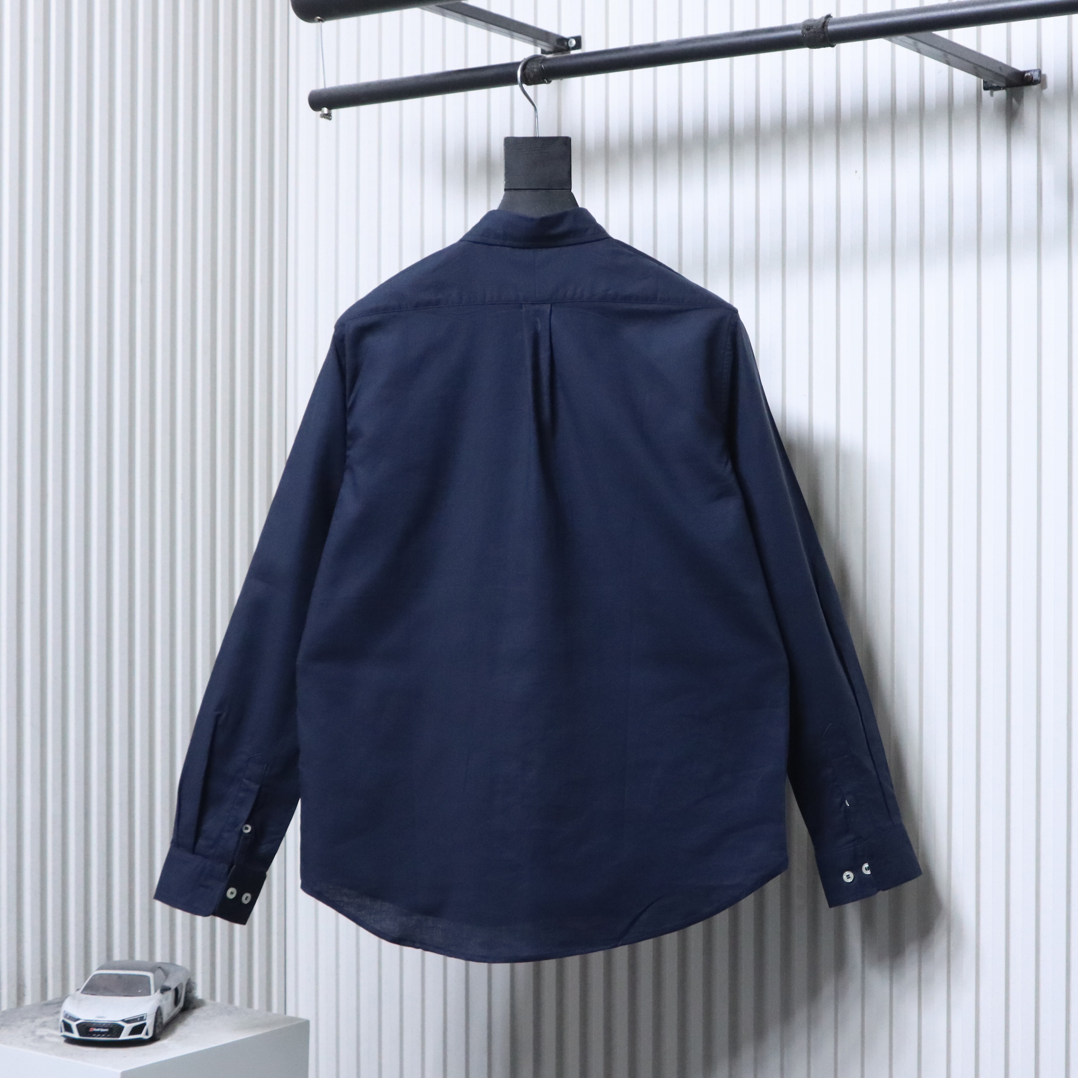 Ralph Lauren Small Logo Embroidery Horse Logo Linen Long Sleeve Shirt Style 1