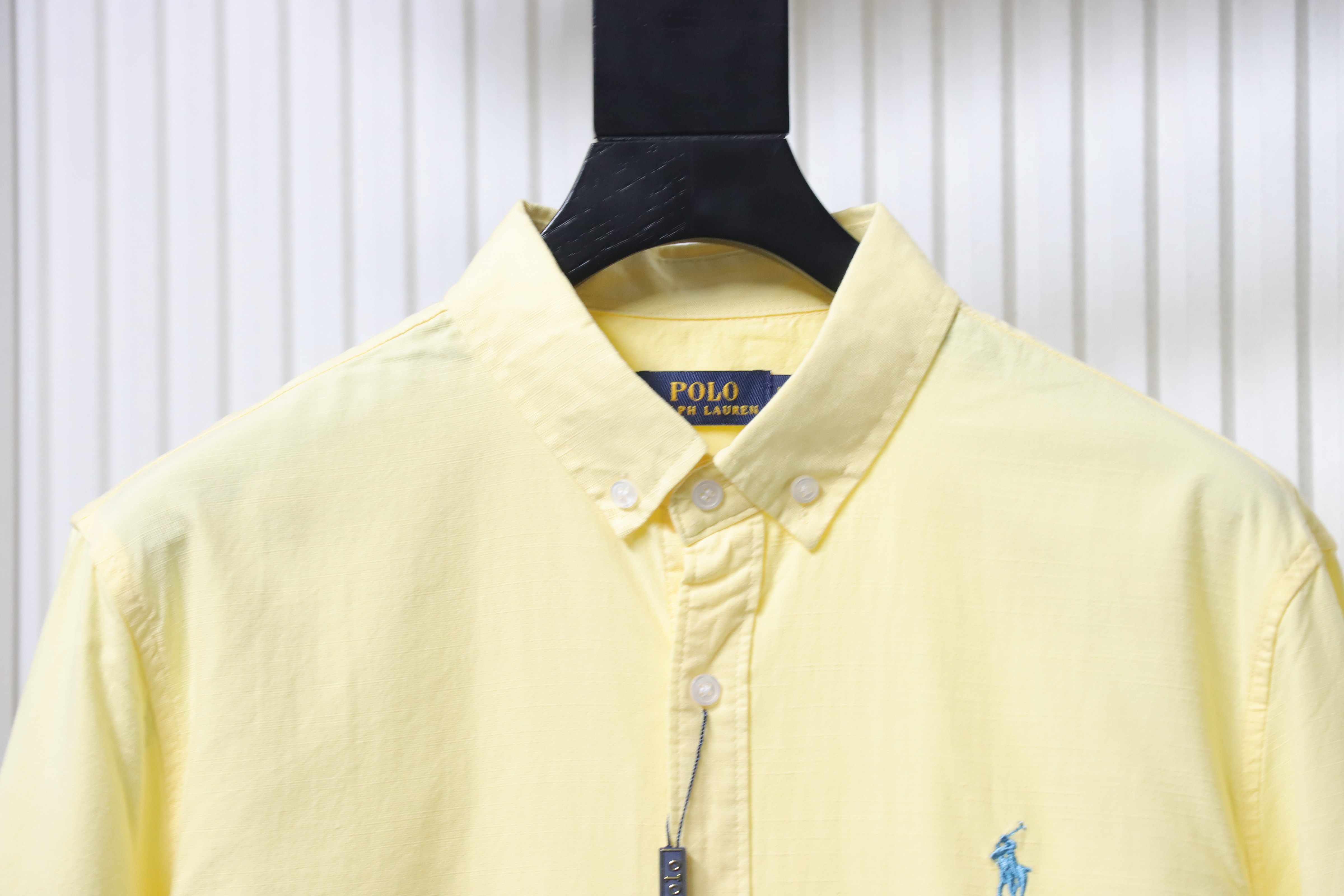 Ralph Lauren Small Logo Horse Logo Embroidery Linen Long Sleeve Shirt Style 4