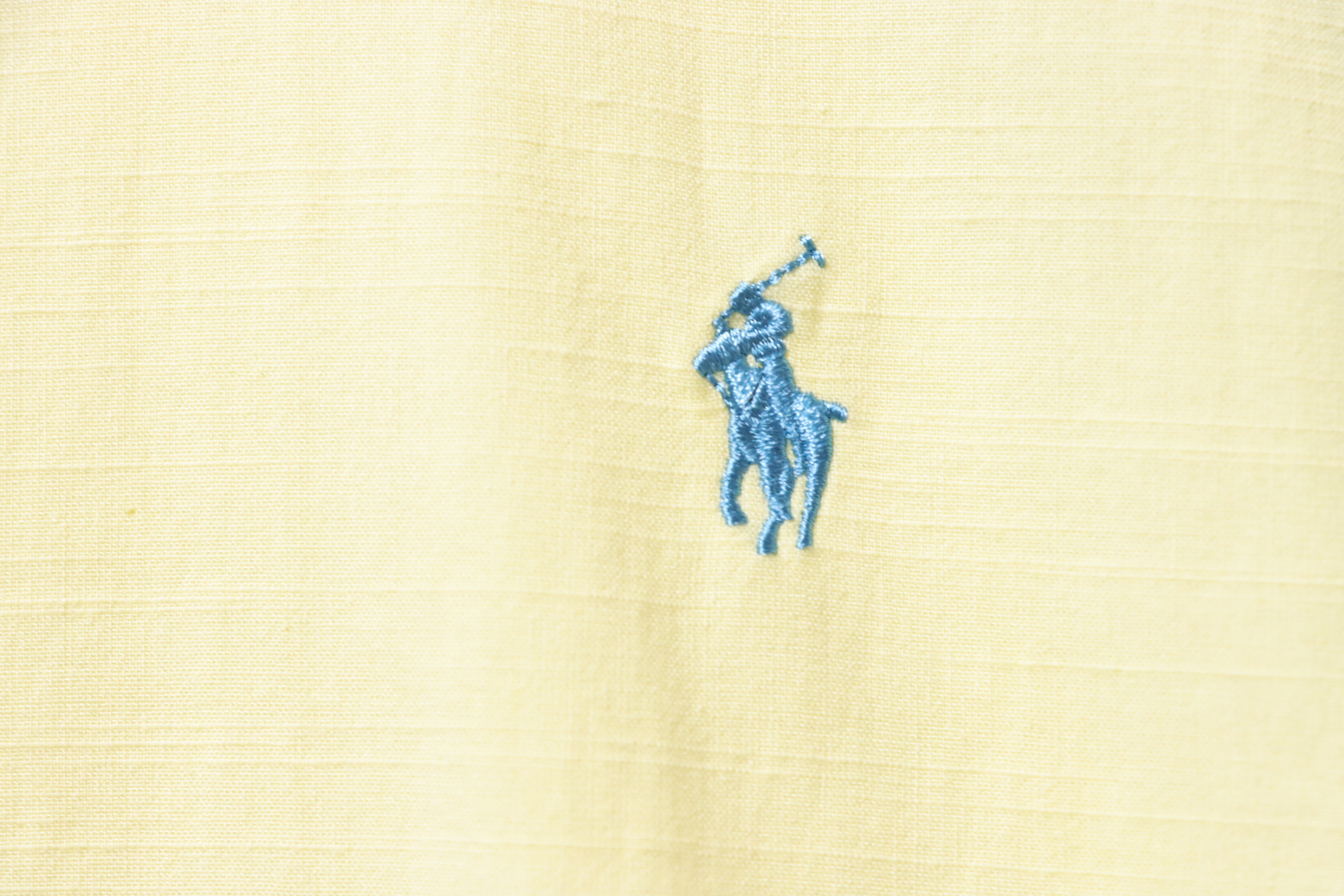 Ralph Lauren Small Logo Horse Logo Embroidery Linen Long Sleeve Shirt Style 4