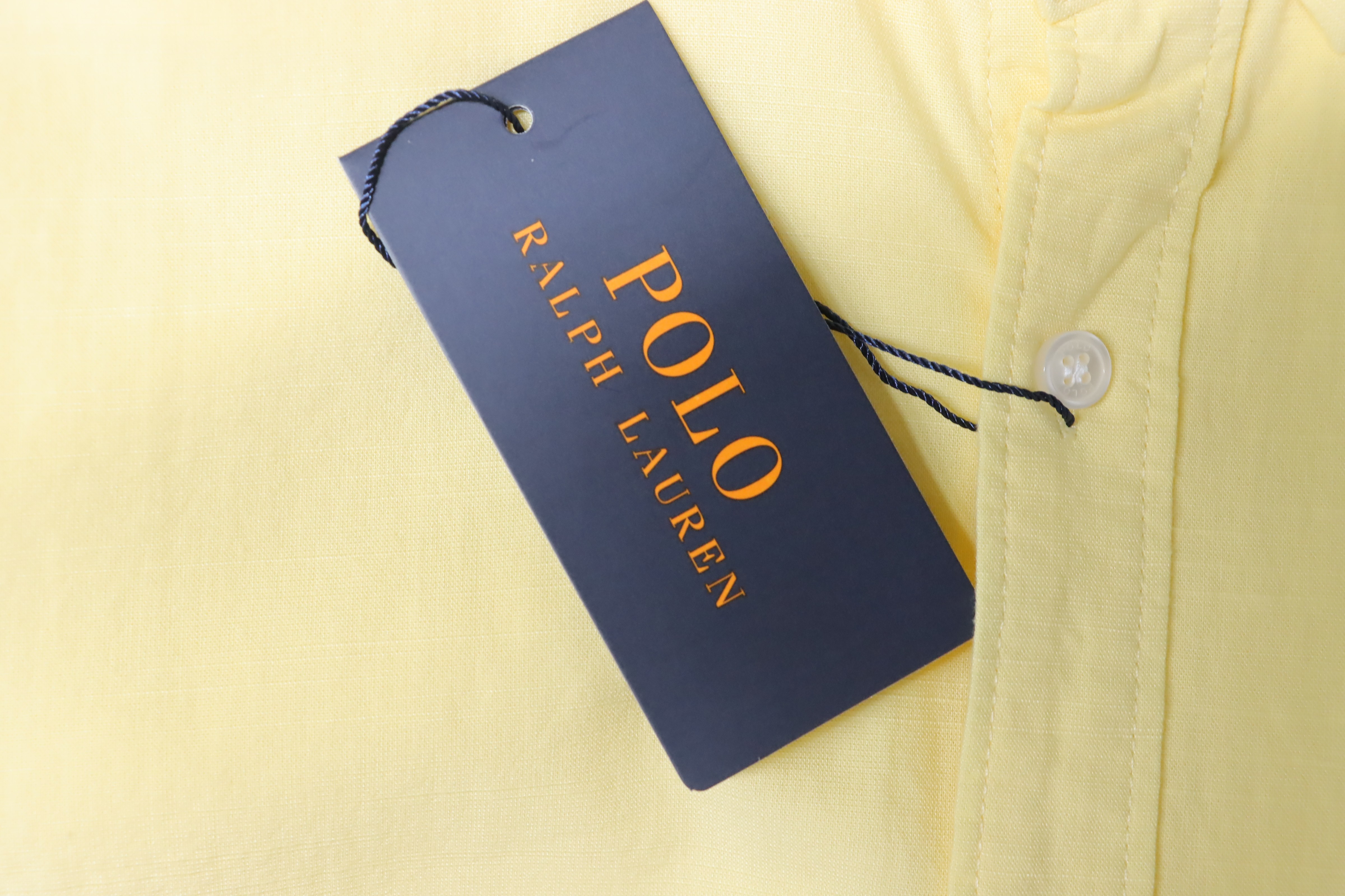 Ralph Lauren Small Logo Horse Logo Embroidery Linen Long Sleeve Shirt Style 4