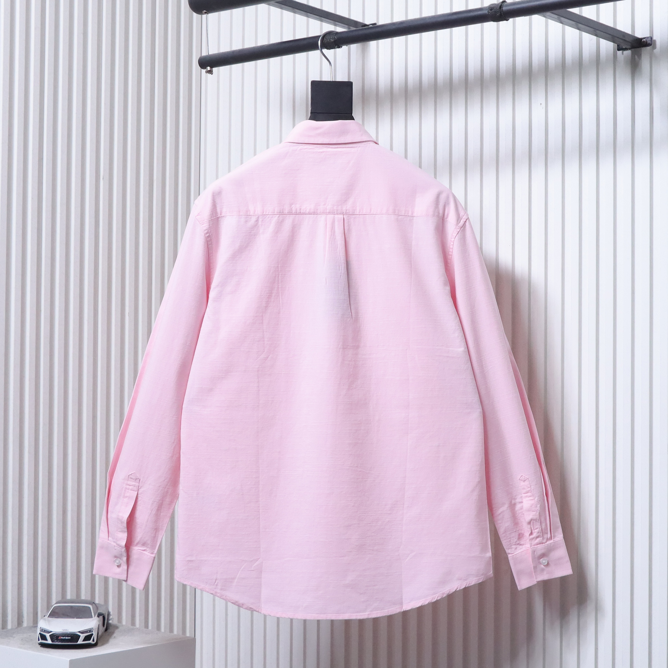 Ralph Lauren Small Logo Horse Logo Embroidery Linen Long Sleeve Shirt Style 5