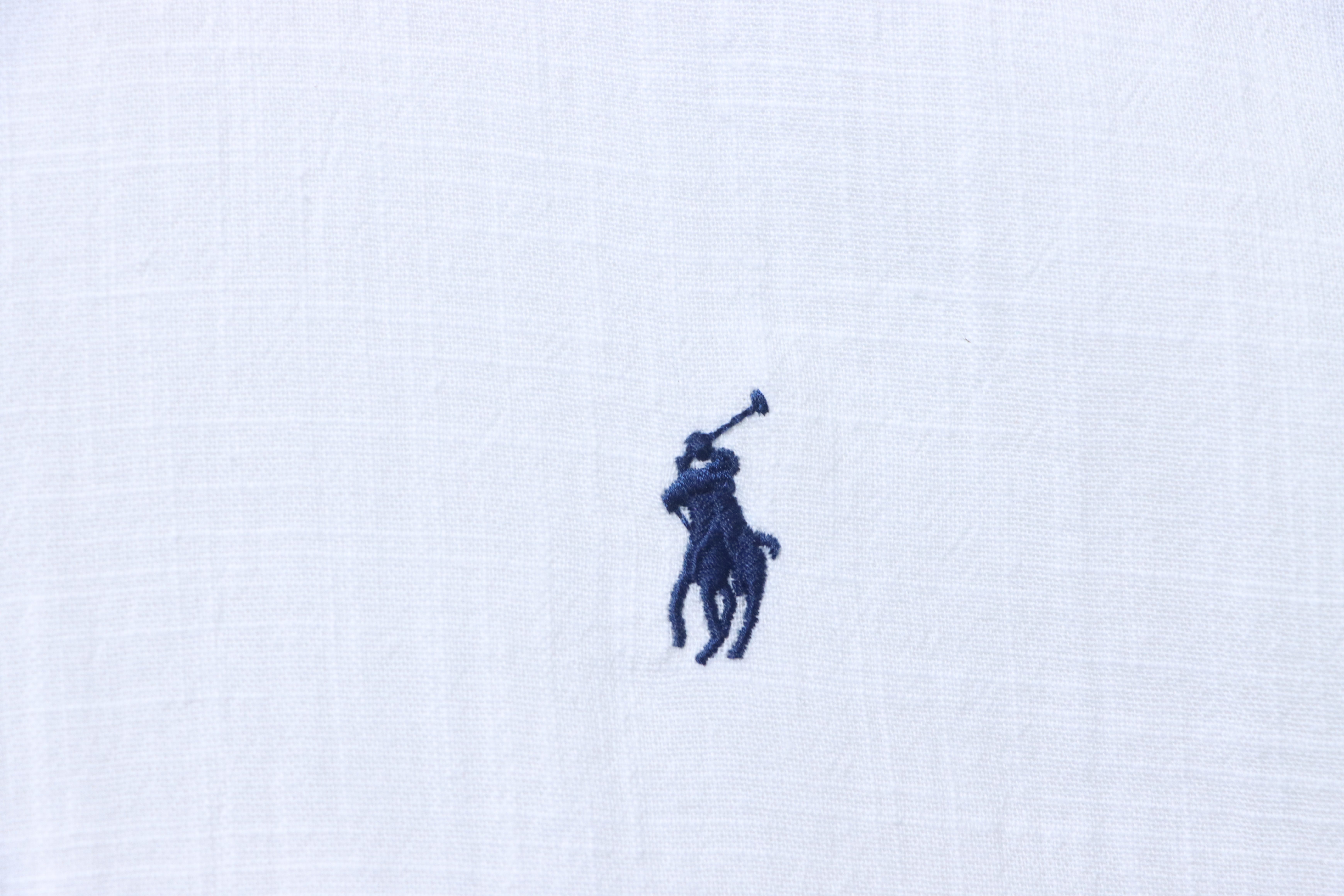 Ralph Lauren Small Logo Horse Logo Embroidery Linen Short Sleeve Shirt Style 2
