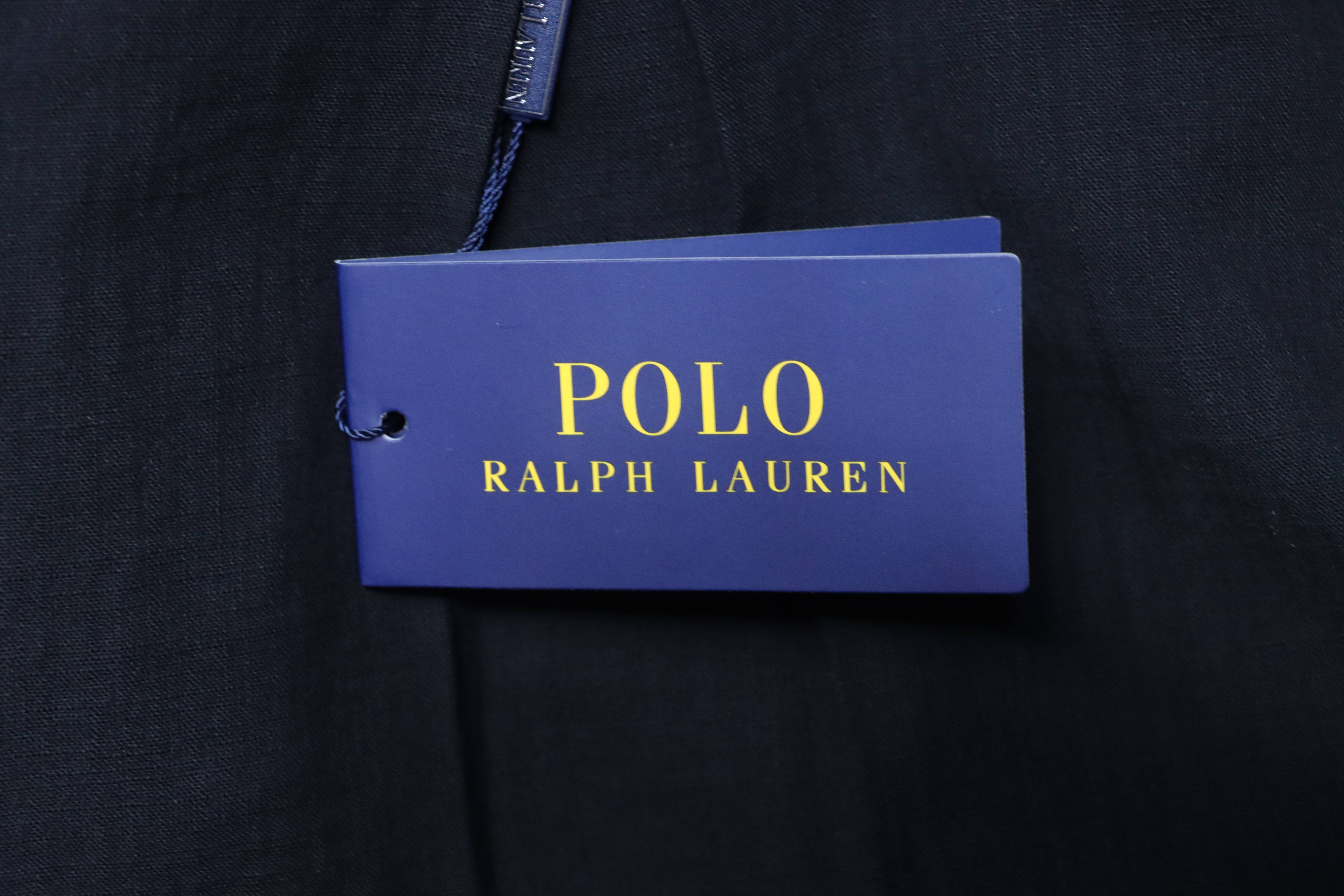 Ralph Lauren Small Logo Horse Logo Embroidery Linen Short Sleeve Shirt Style 3