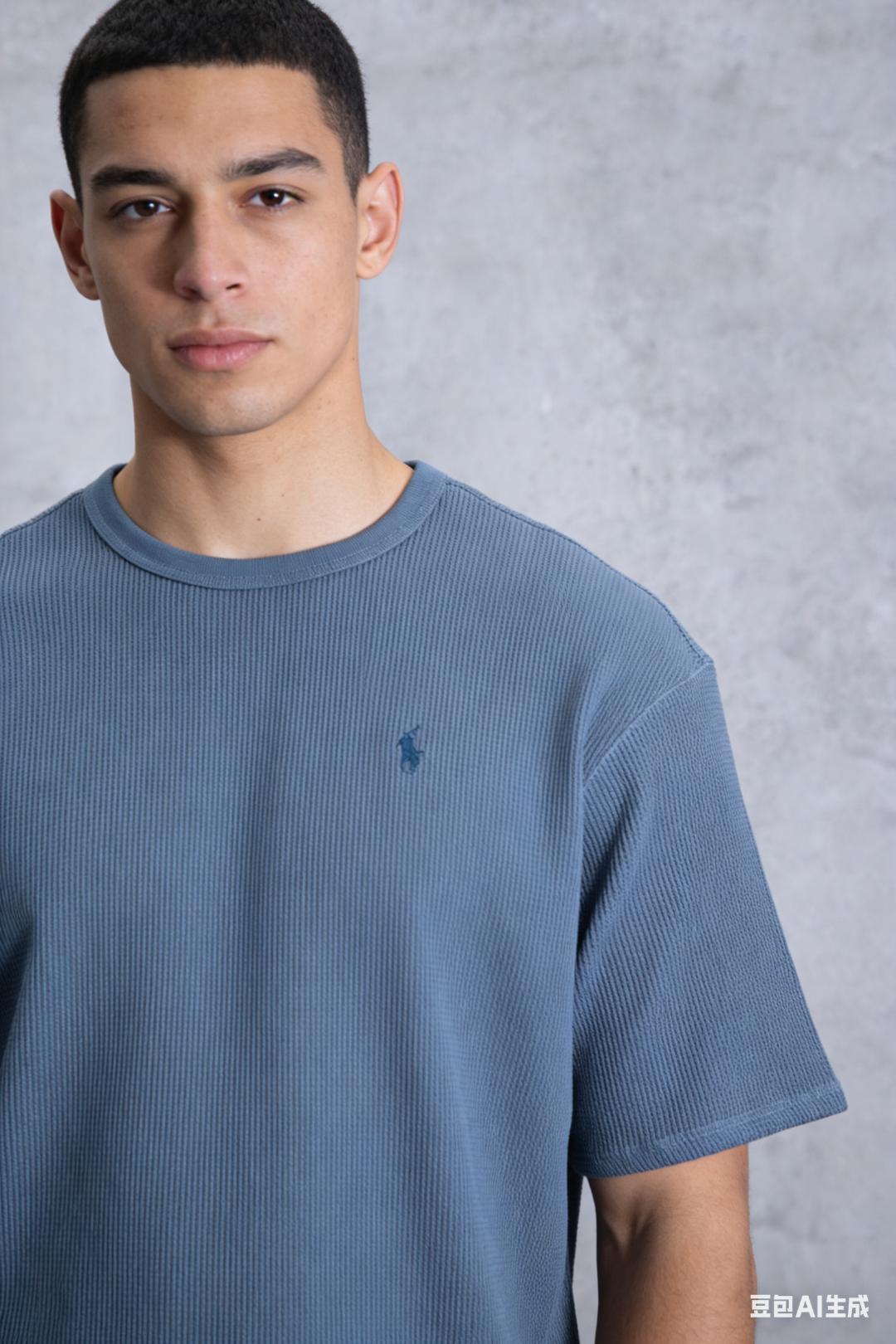 Ralph Lauren Small Logo Waffle Short Sleeve T-Shirt Style 2