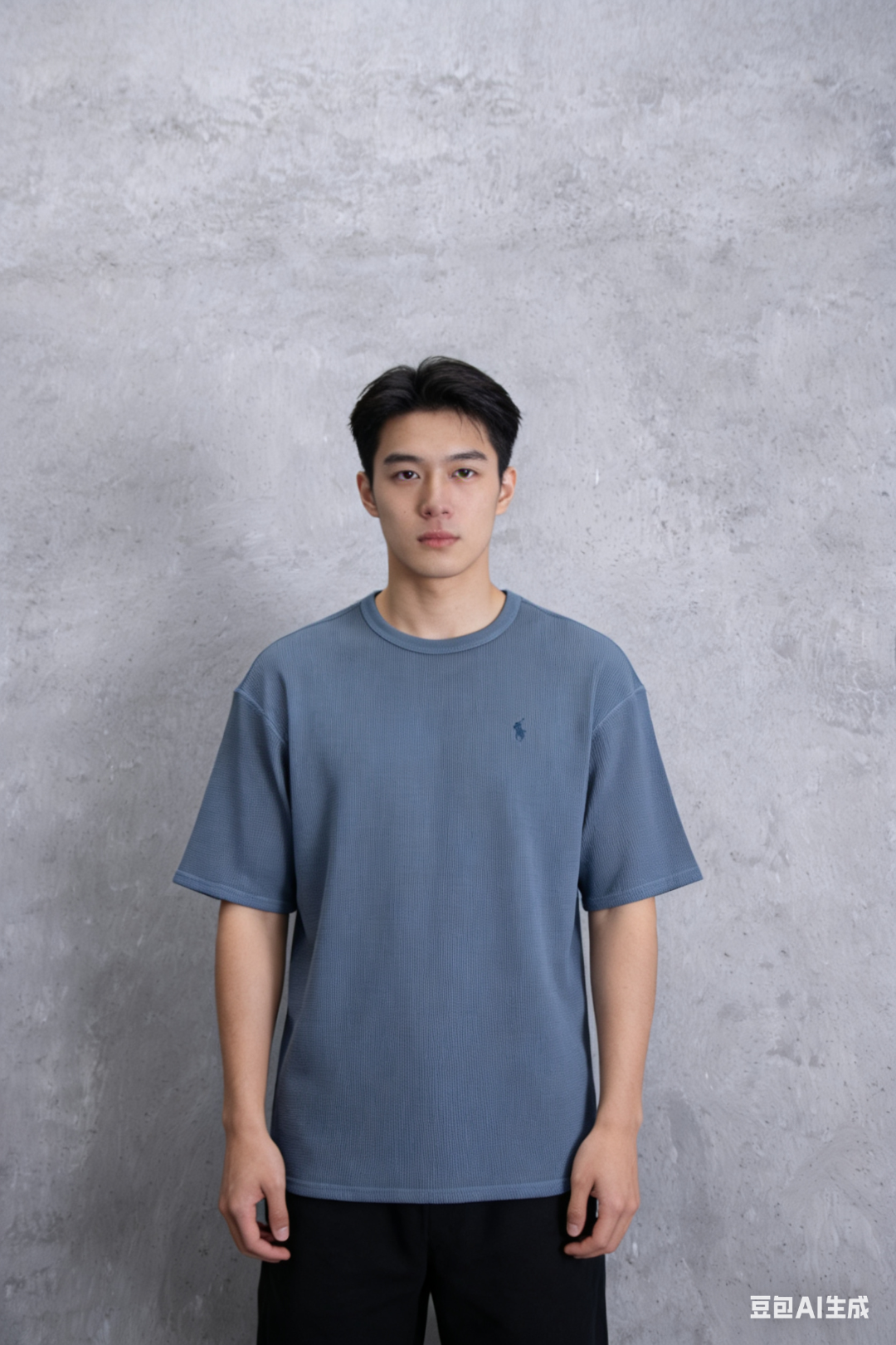 Ralph Lauren Small Logo Waffle Short Sleeve T-Shirt Style 2