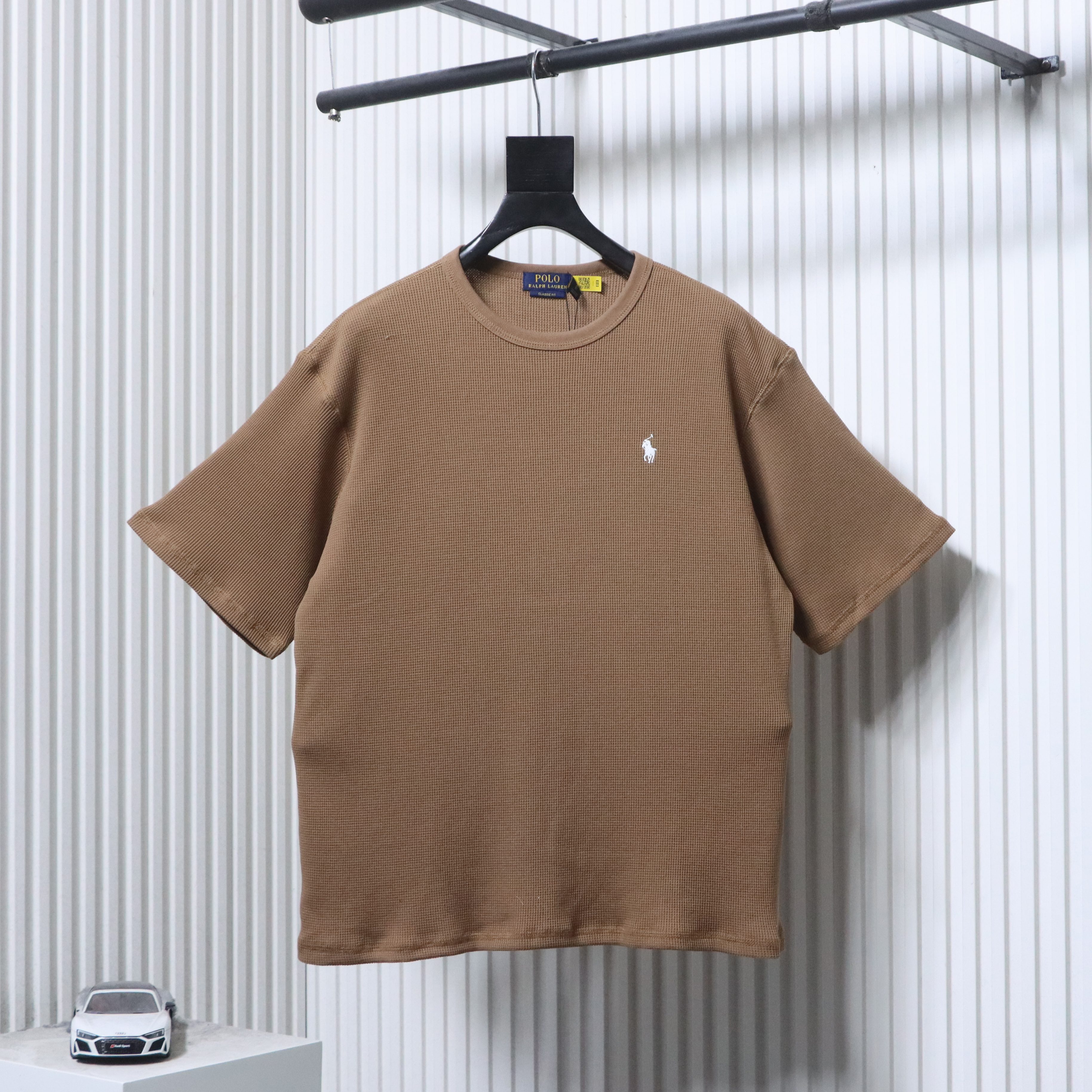 Ralph Lauren Small Logo Waffle Short Sleeve T-Shirt Style 3