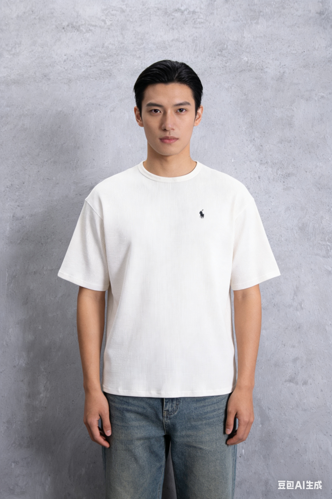 Ralph Lauren Small Logo Waffle Short Sleeve T-Shirt Style 4