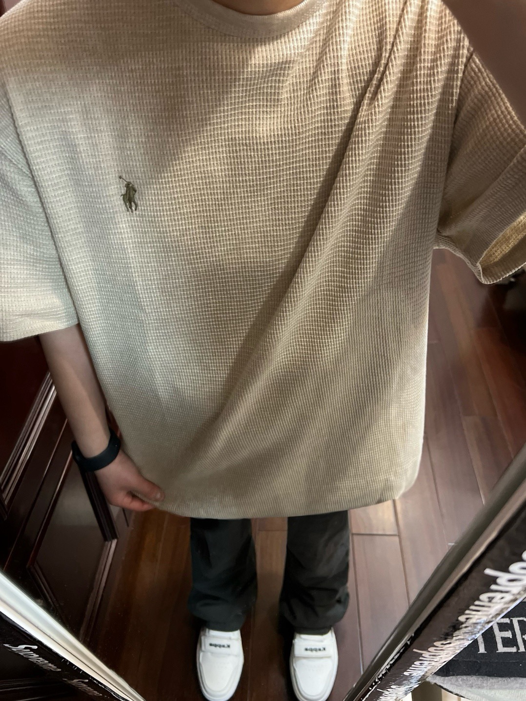 Ralph Lauren Small Logo Waffle Short Sleeve T-Shirt Style 5