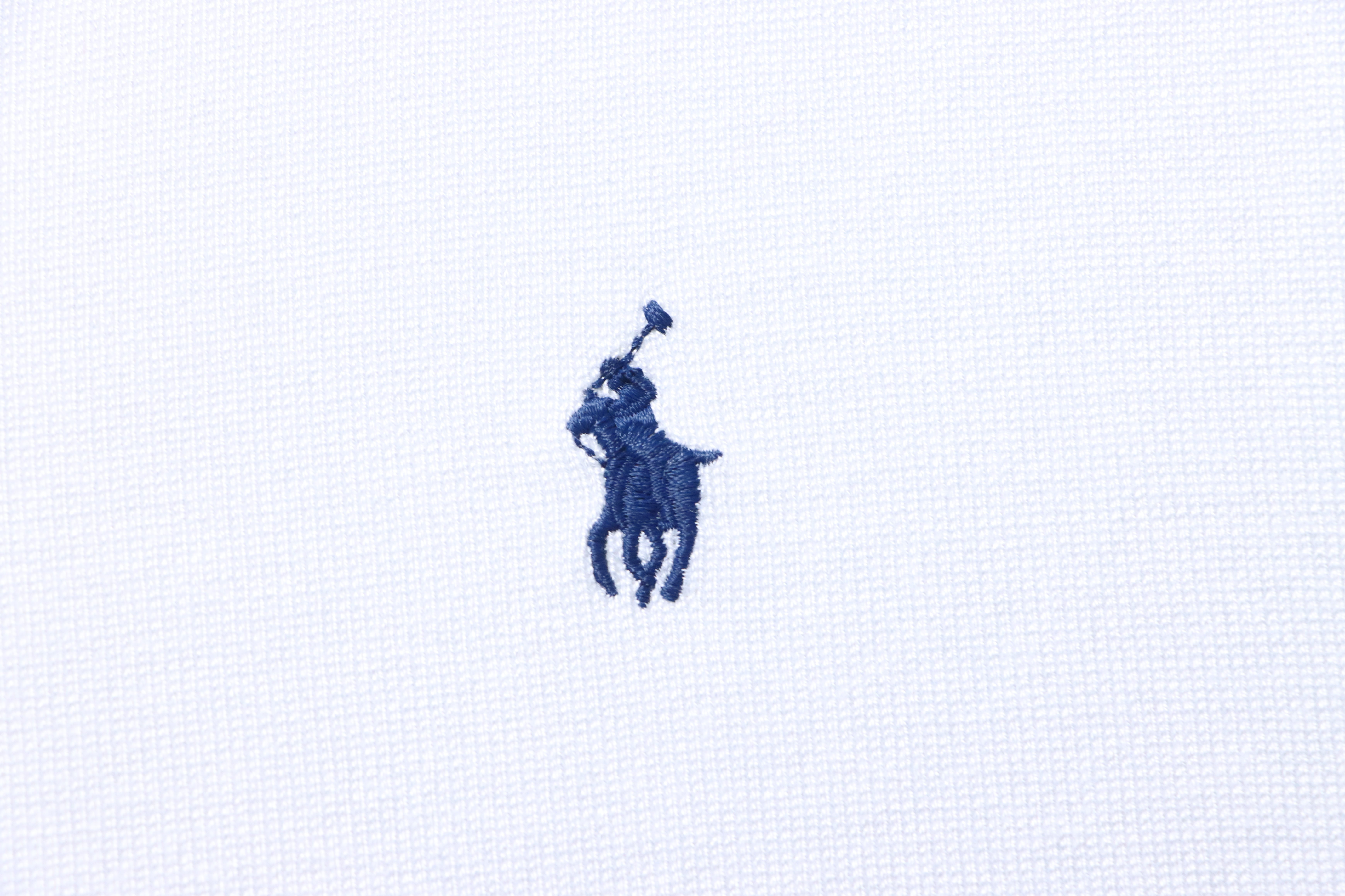 Ralph Lauren Striped Pony Logo Embroidery Small V-Neck Knit Short Sleeve Polo Shirt Style 1