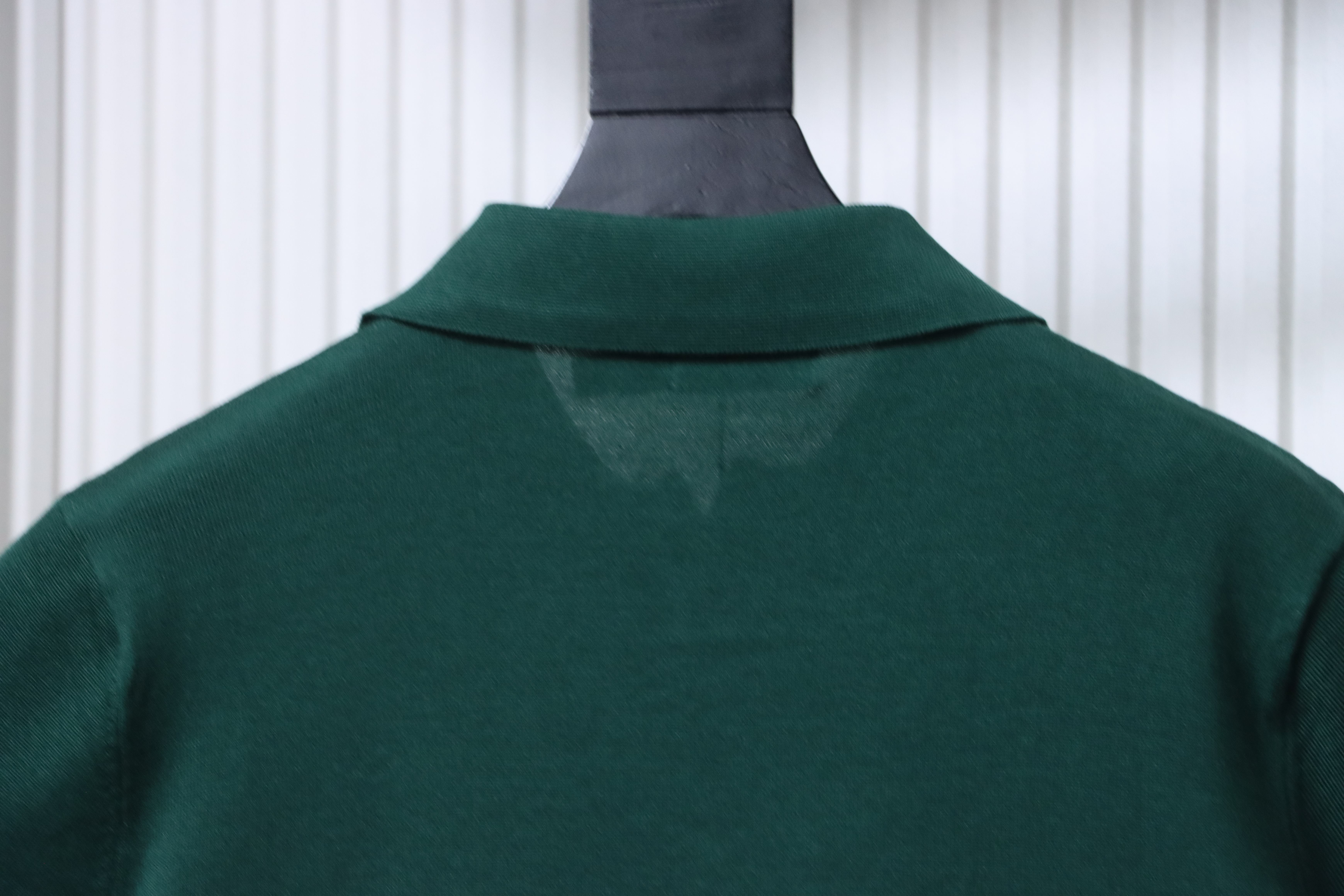 Ralph Lauren Striped Pony Logo Embroidery Small V-Neck Knit Short Sleeve Polo Shirt Style 3