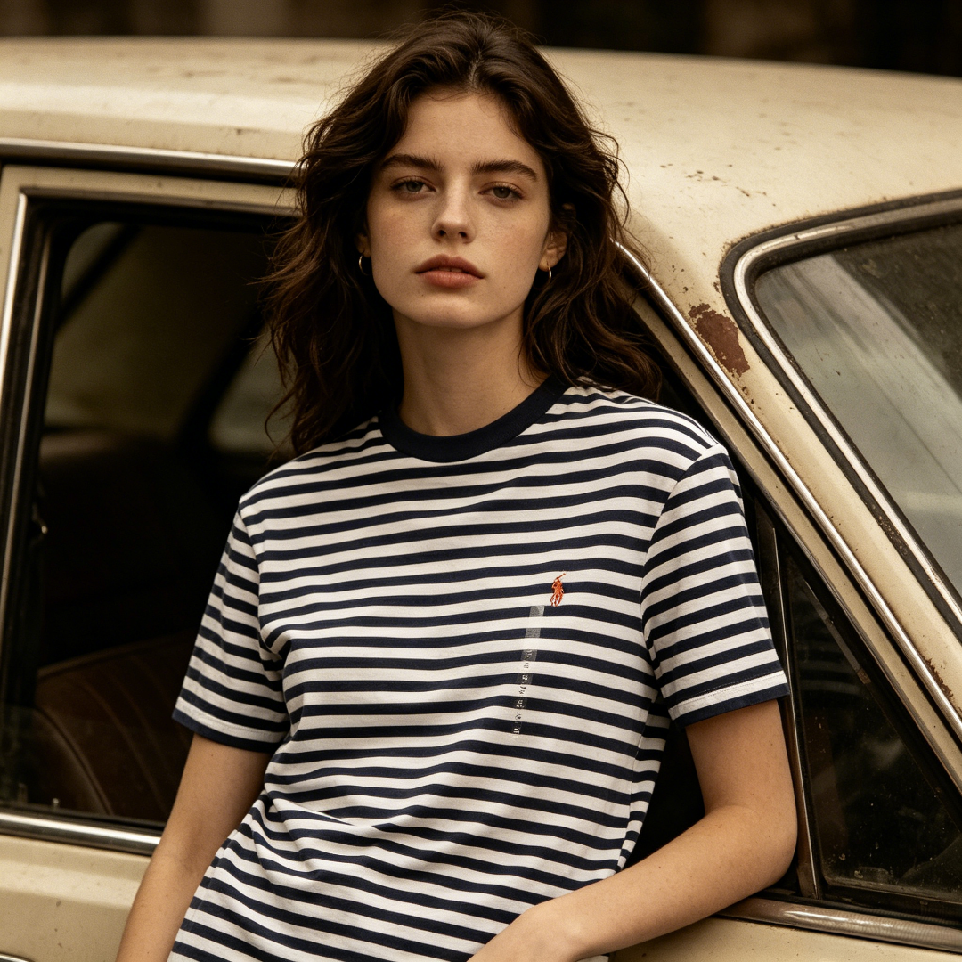Ralph Lauren Striped Short Sleeve T-Shirt Style 2