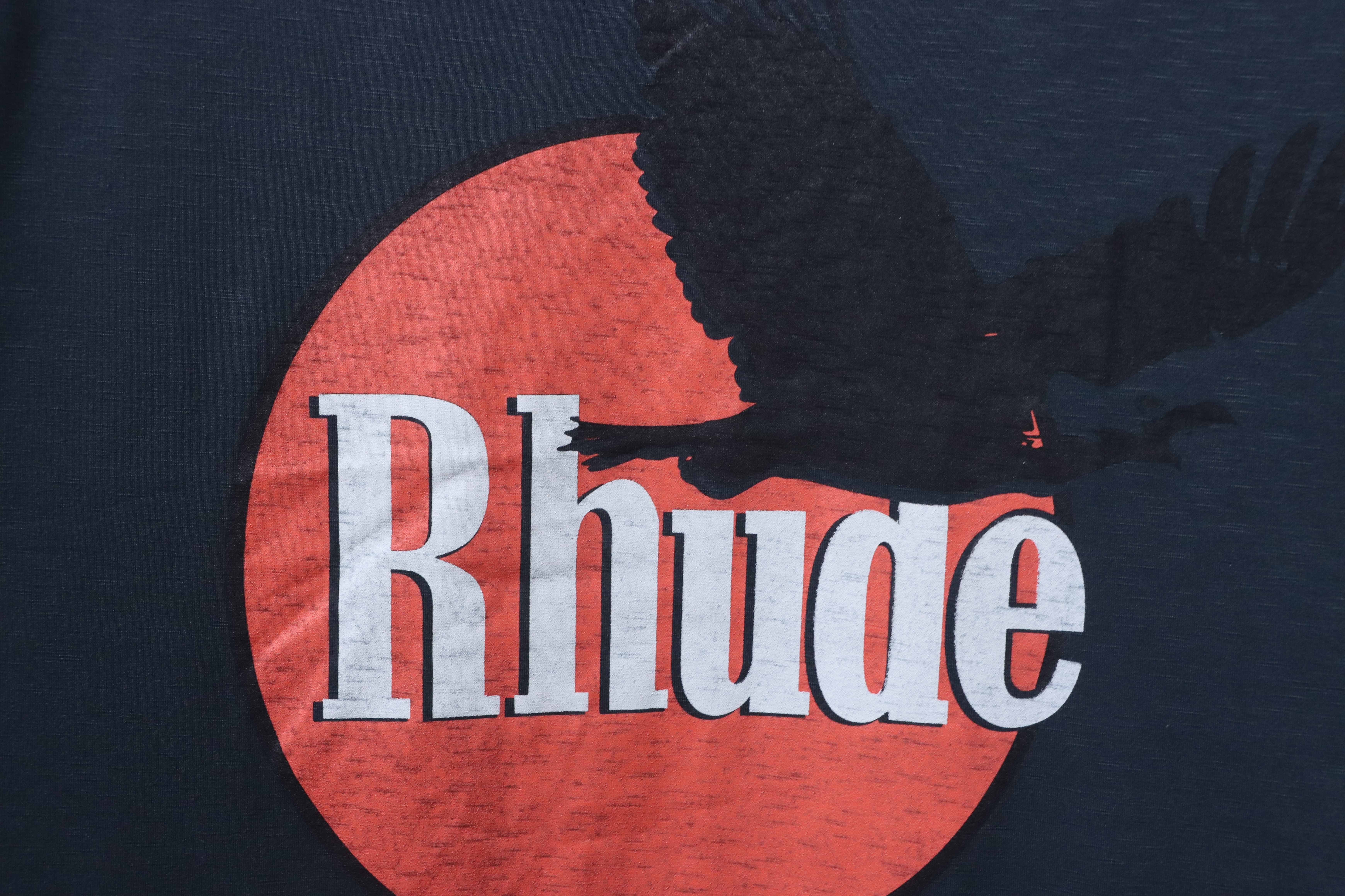 RHUDE Marlboro American Vintage Sun Eagle Logo Print Short Sleeve T-Shirt