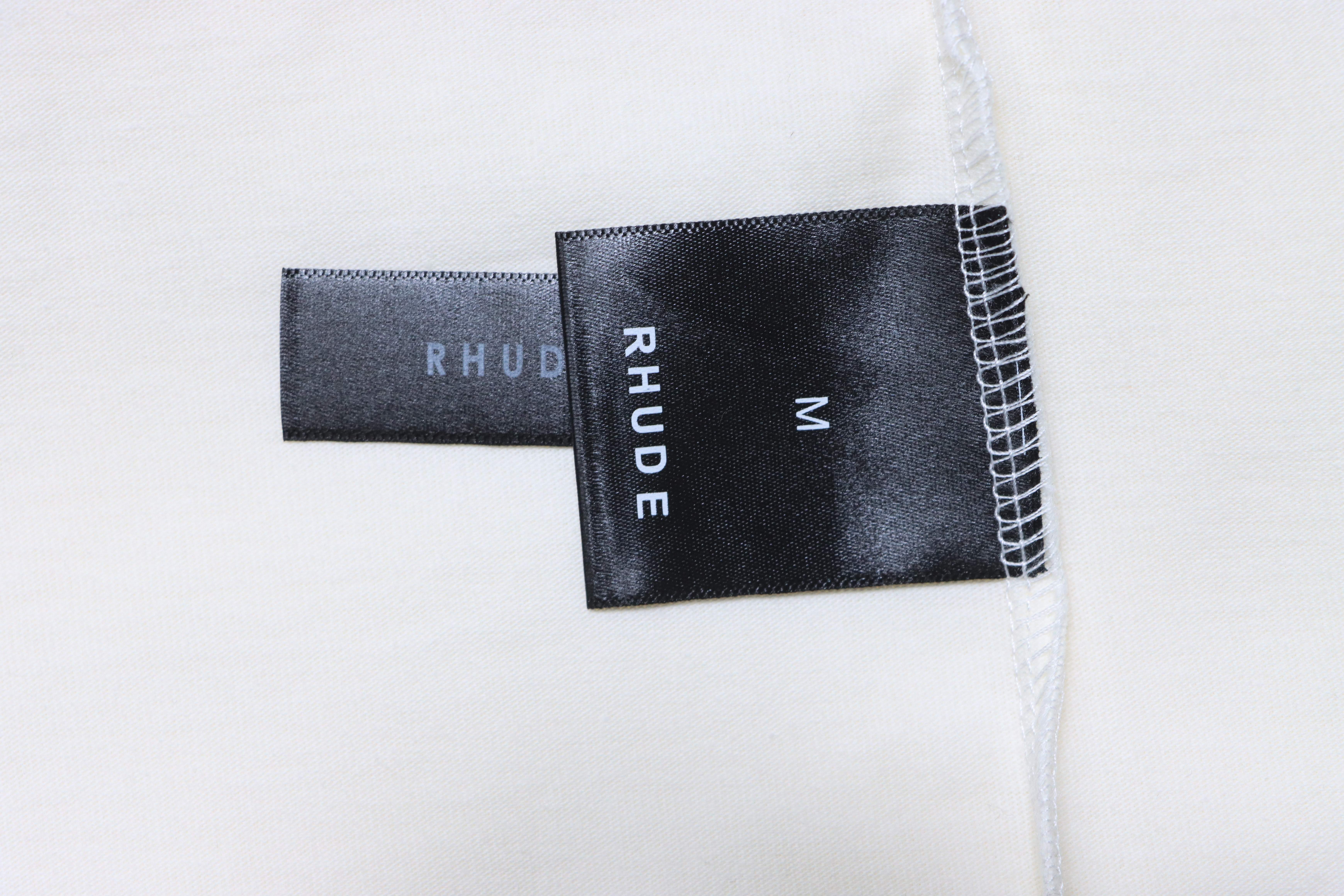 RHUDE Marlboro Sunset Beach Print American Vintage Short Sleeve T-Shirt