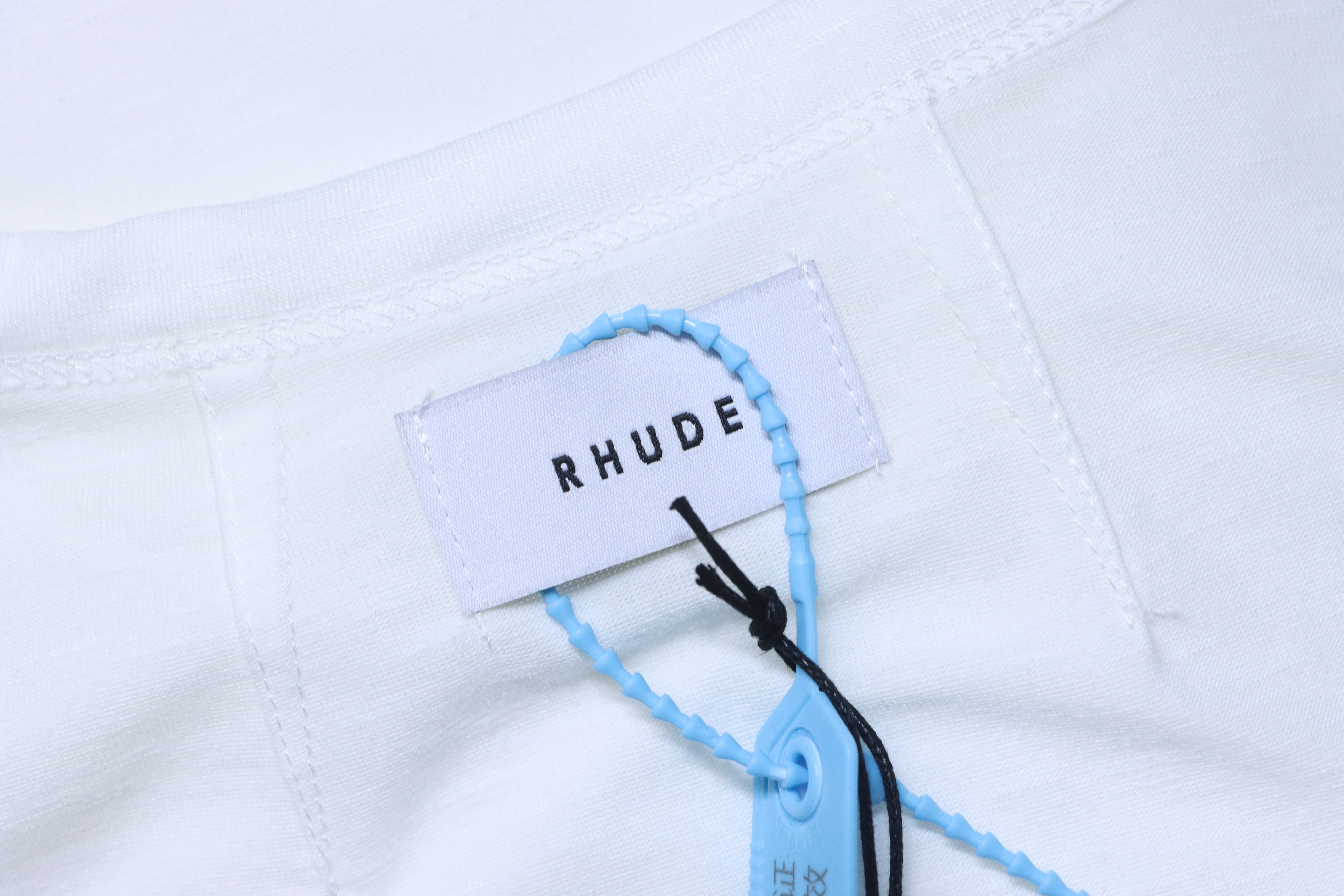 RHUDE Marlboro Vintage USA Flag Logo Print Short Sleeve T-Shirt