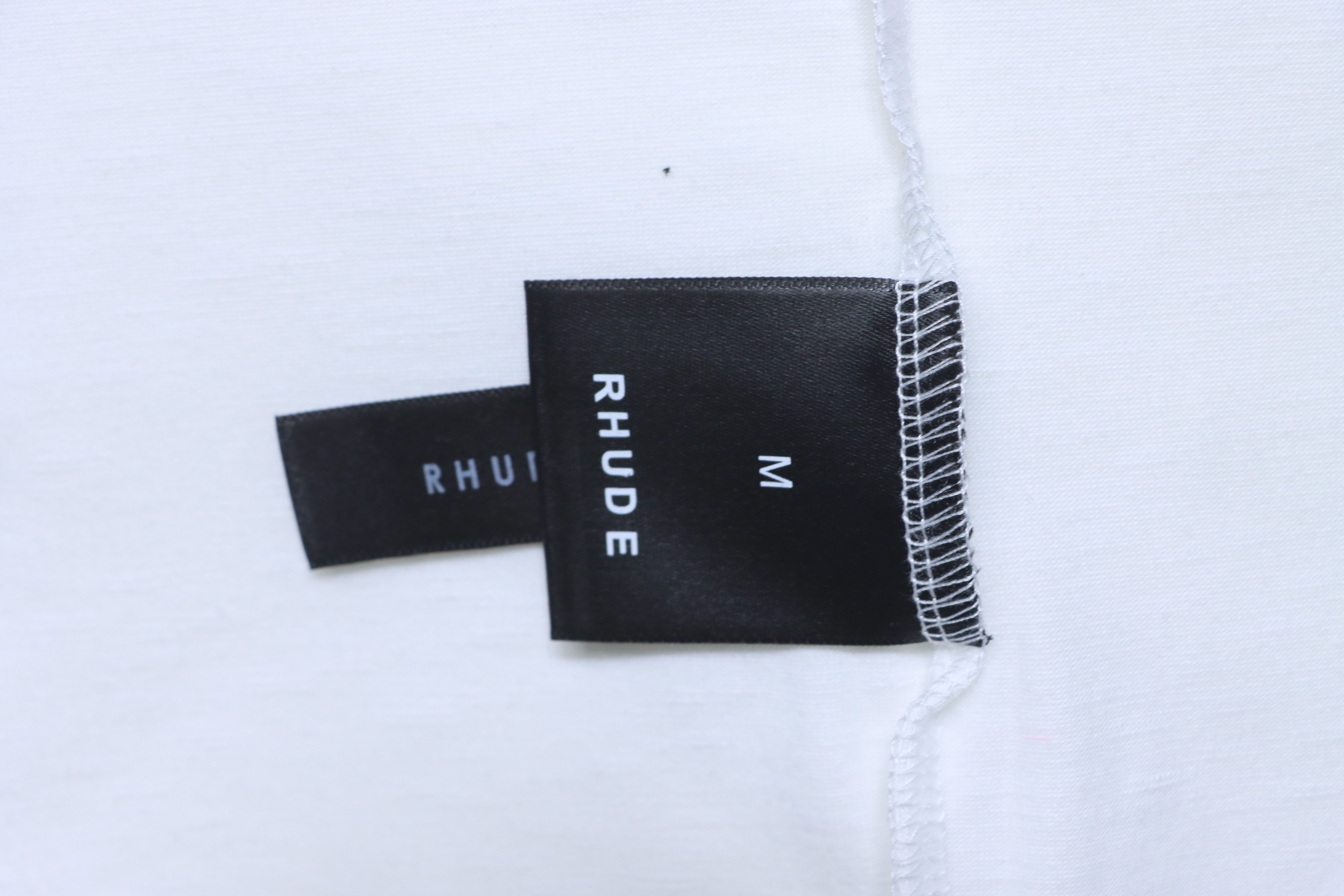 RHUDE Marlboro Vintage USA Flag Logo Print Short Sleeve T-Shirt