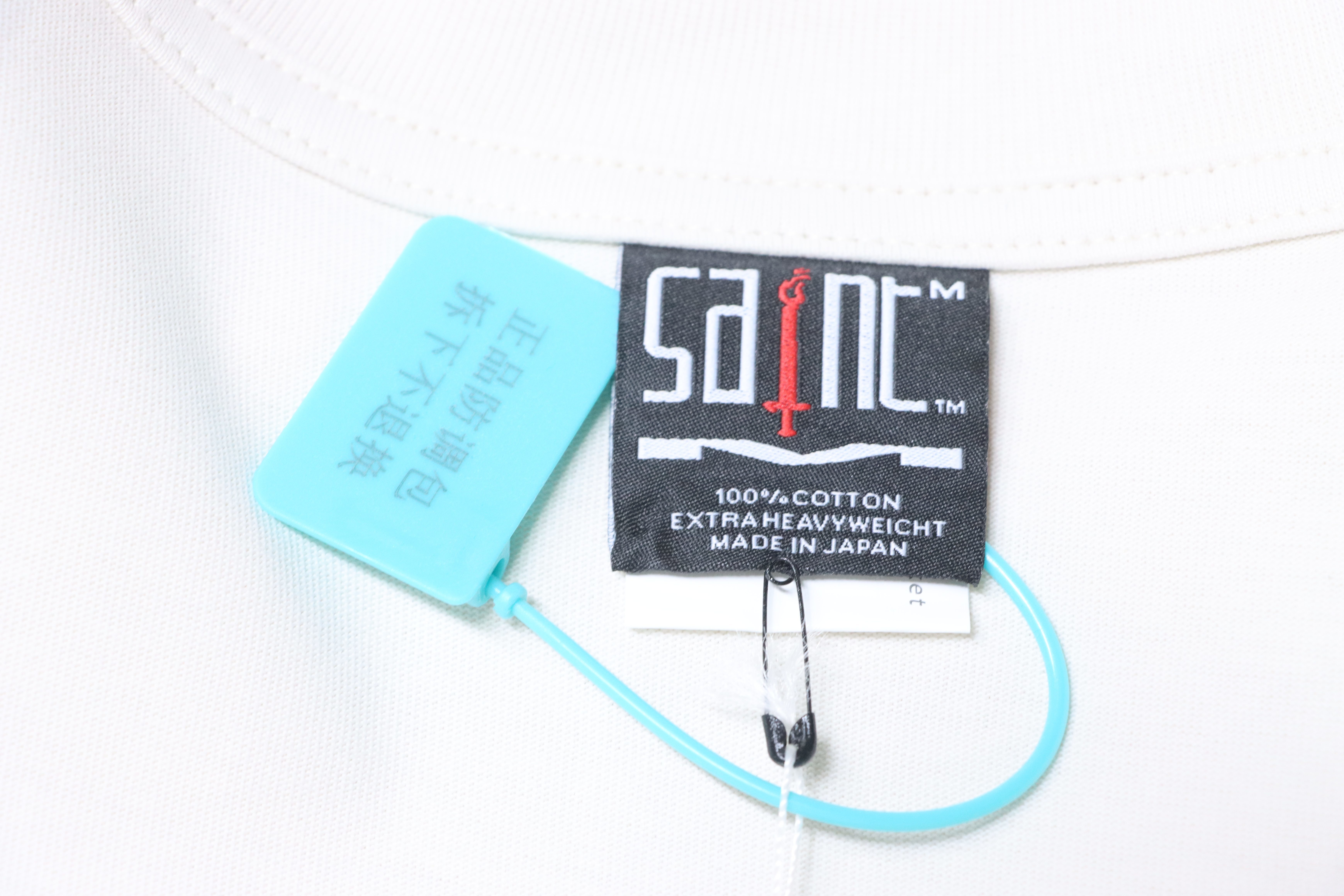 SAINT Color Letter Cotton Long Sleeve T-Shirt