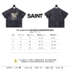 Saint Michael x Neighborhood Chest Print Distressed Short Sleeve T-Shirt