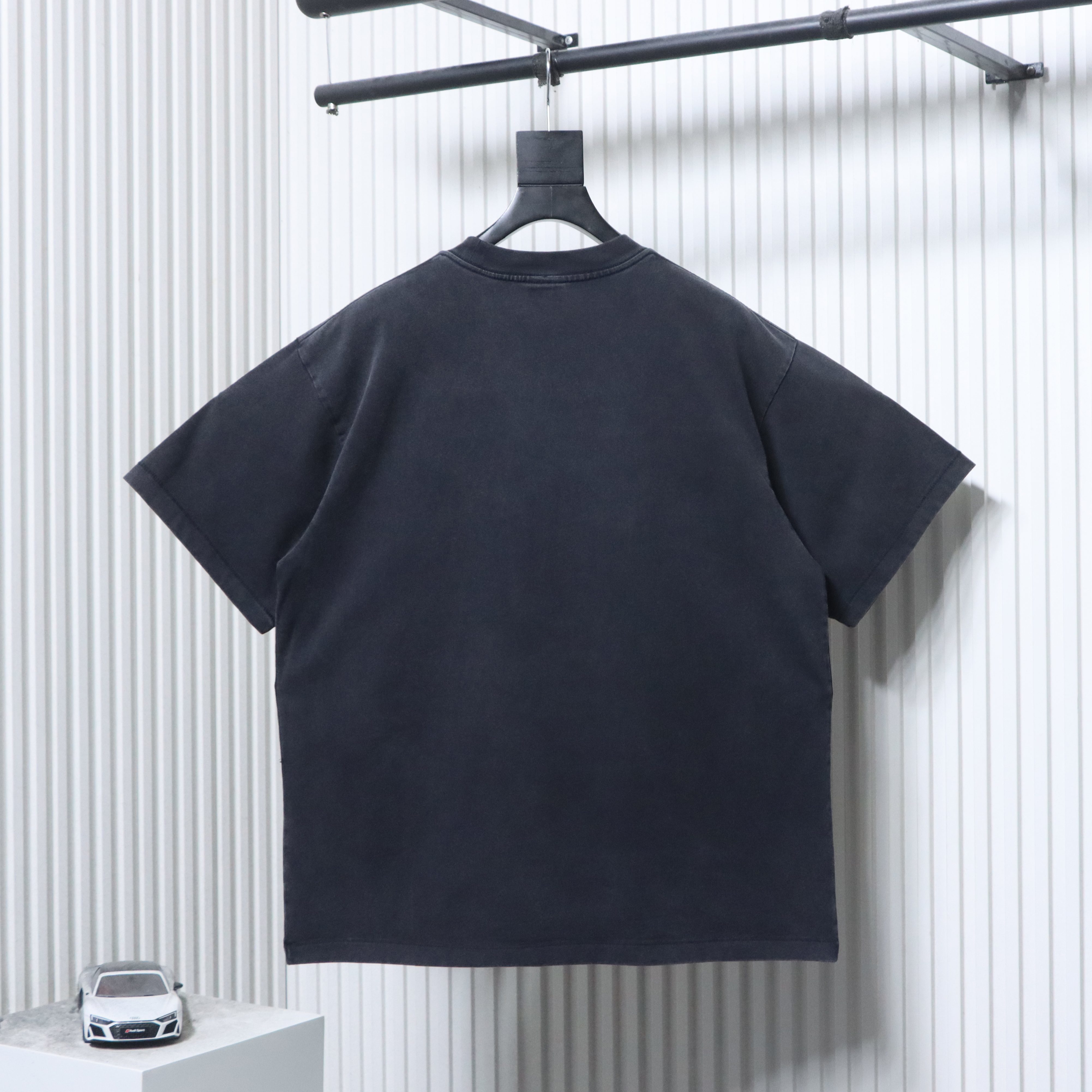 SAINT Racing Style Distressed Short Sleeve T-Shirt