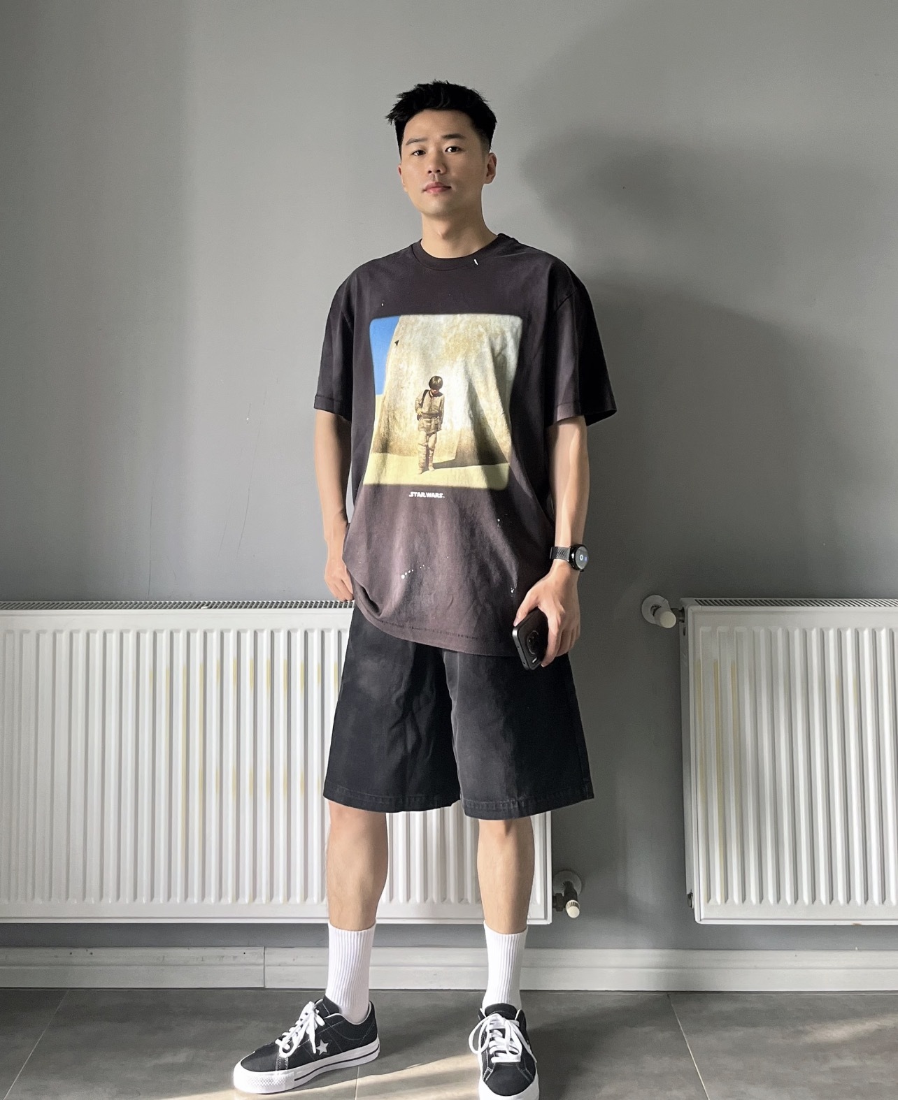SAINT Star Wars Ink Splatter Short Sleeve T-Shirt