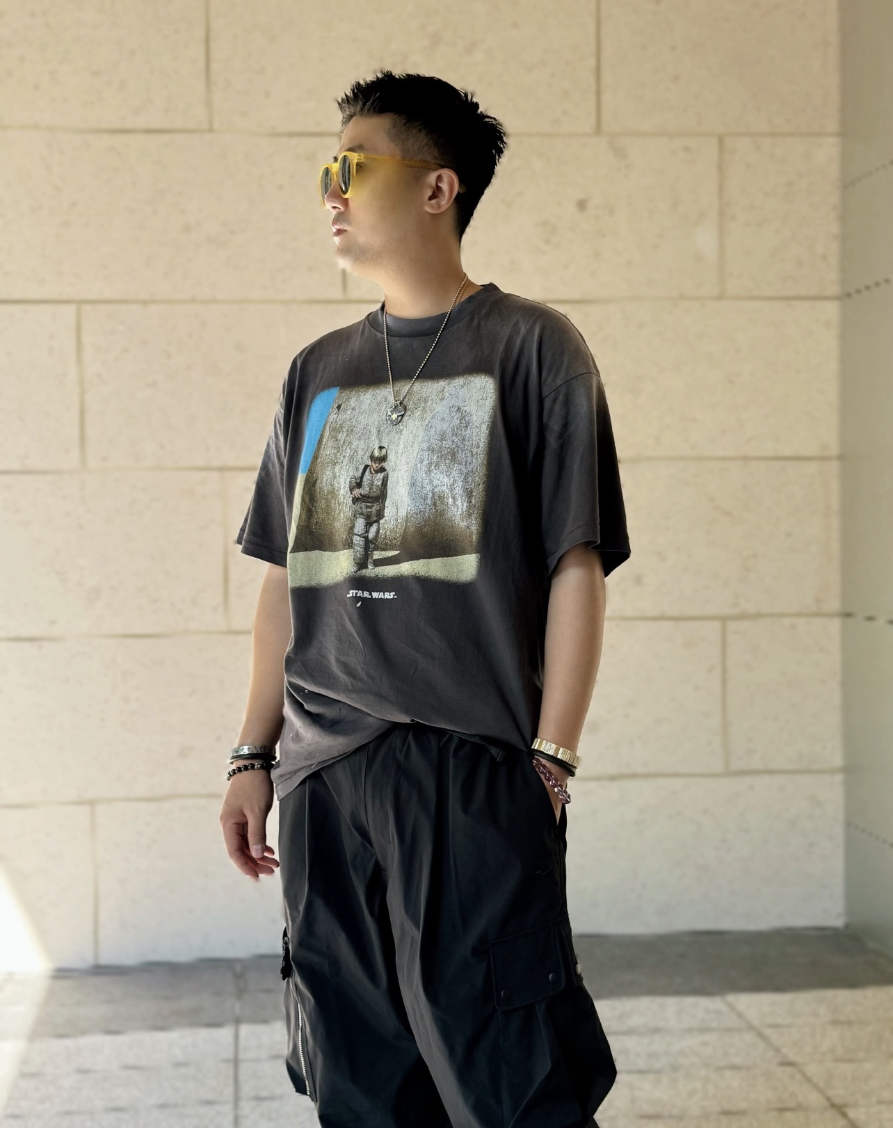 SAINT Star Wars Ink Splatter Short Sleeve T-Shirt