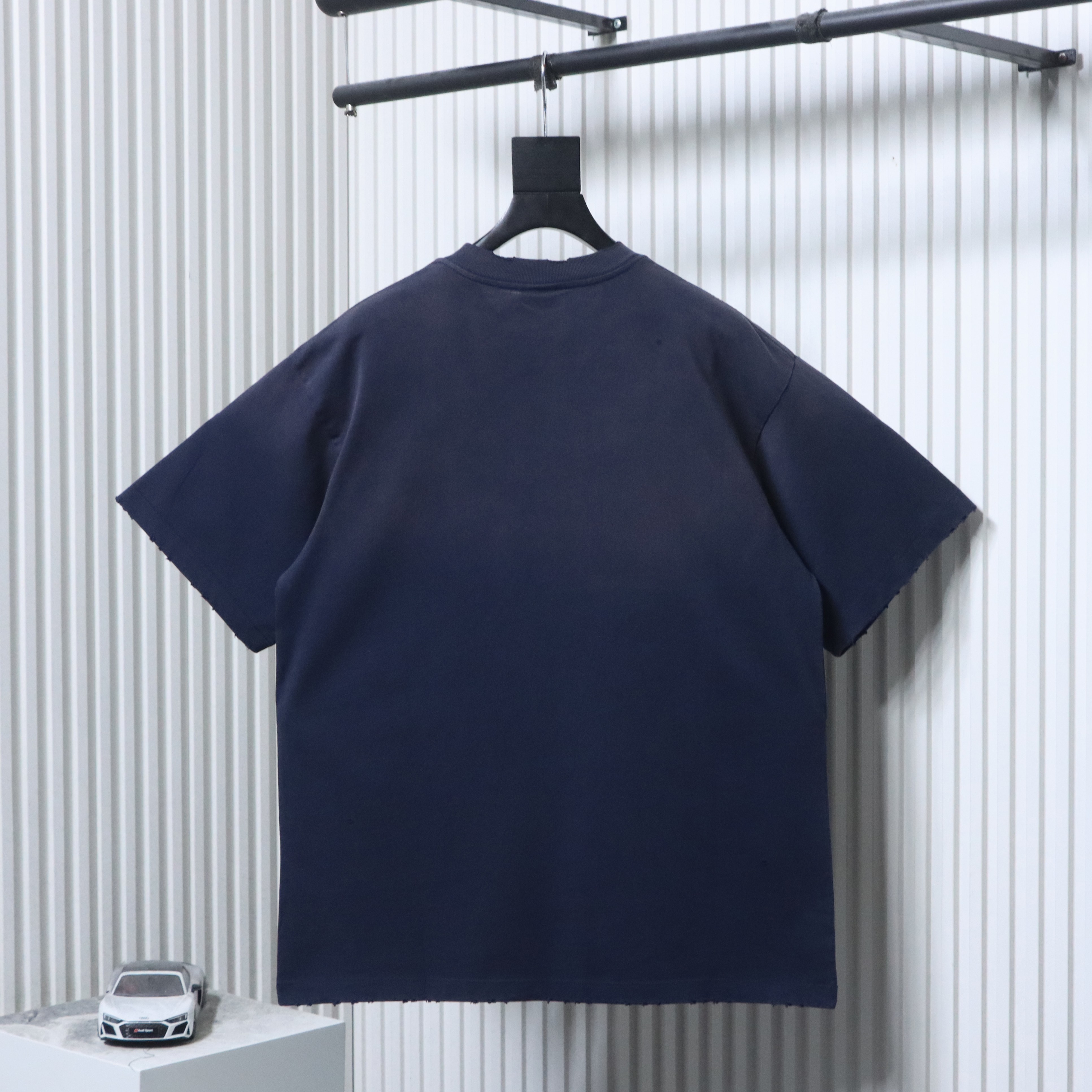 SAINT x NBHD Dark Distressed Short Sleeve T-Shirt