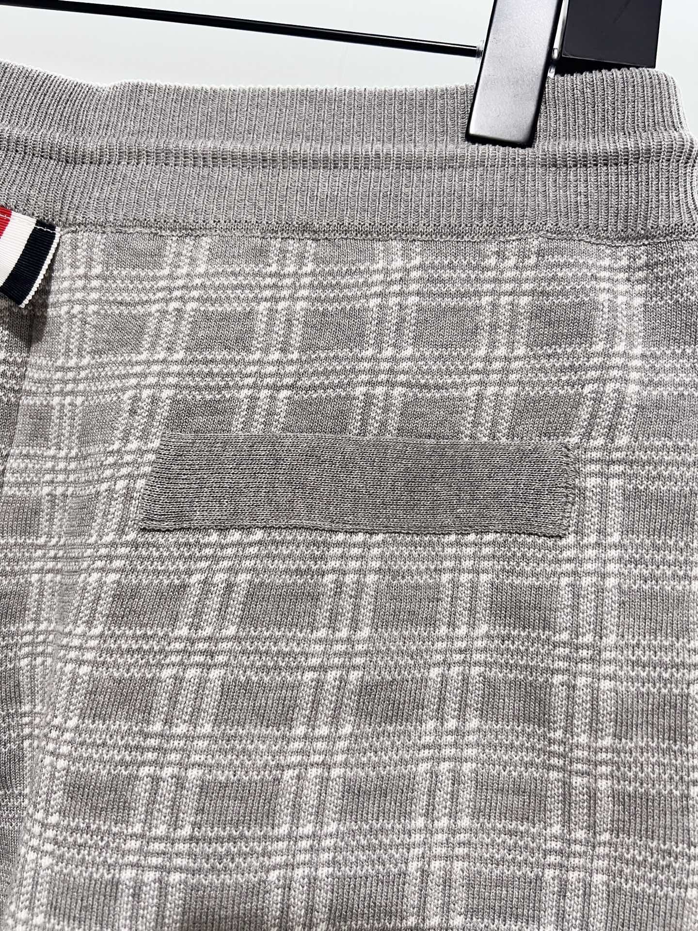 Thom Browne 2026 Check Gray Size M-XXL Style 2 Clothing