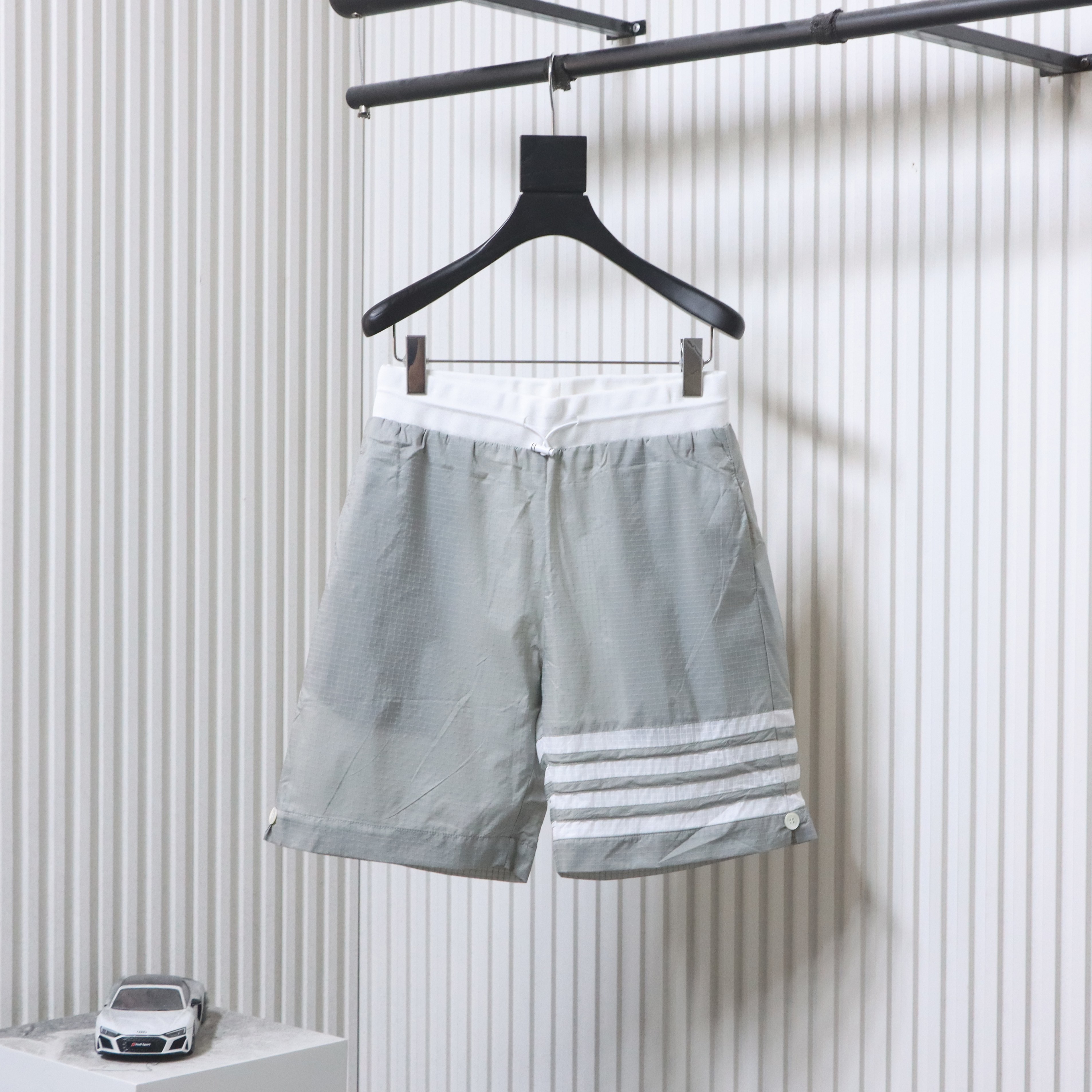 Thom Browne 25 SS Double-Layer Woven Four-Bar Sun Protection Shorts Style 3