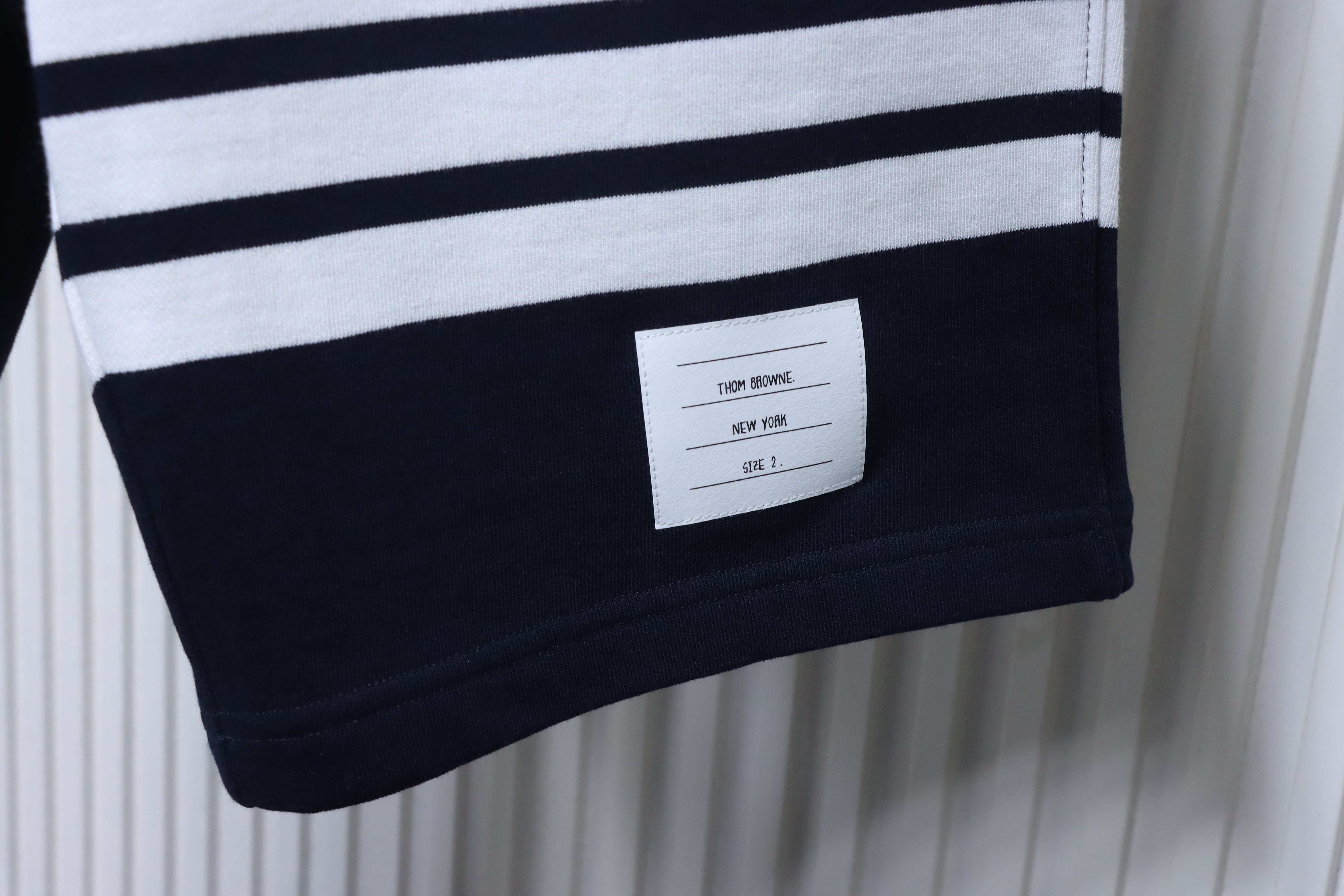 Thom Browne Classic Yarn-Dyed Four-Bar Shorts Style 1